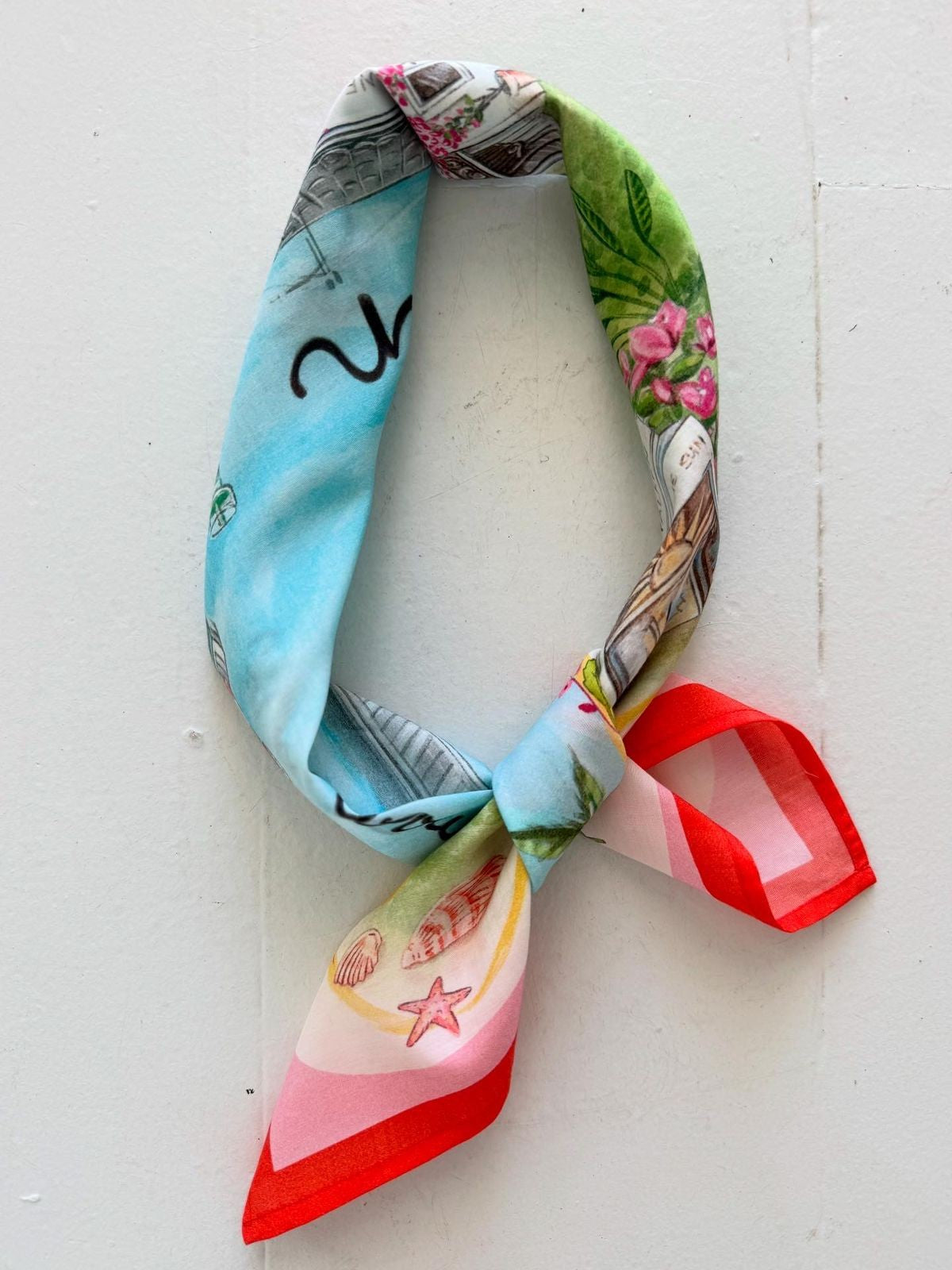 Cotton Silk Scarf - Jane Valken - Kalk Bay