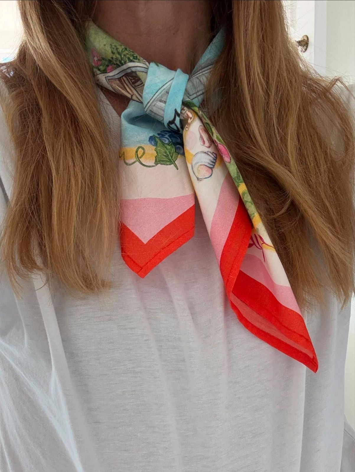 Cotton Silk Scarf - Jane Valken - Kalk Bay