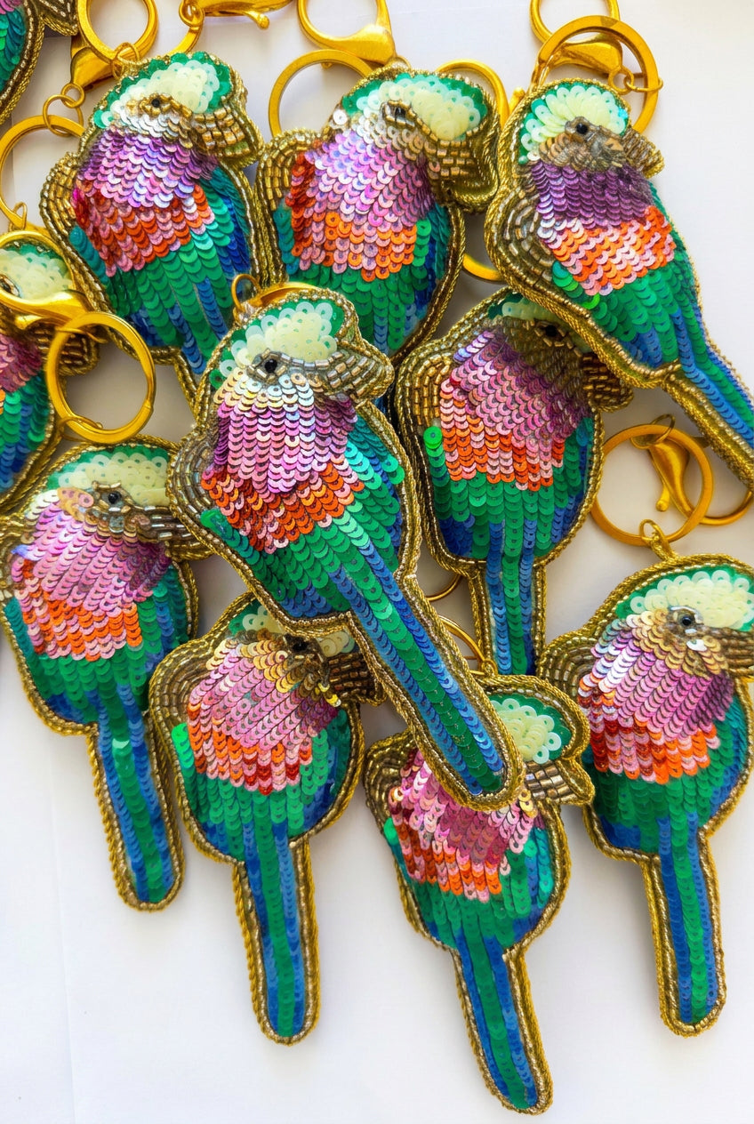 Bag Charm - Lilac Breasted Roller