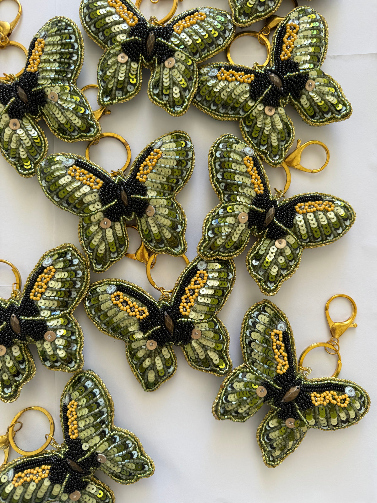 Bag Charms - Emerald Butterfly