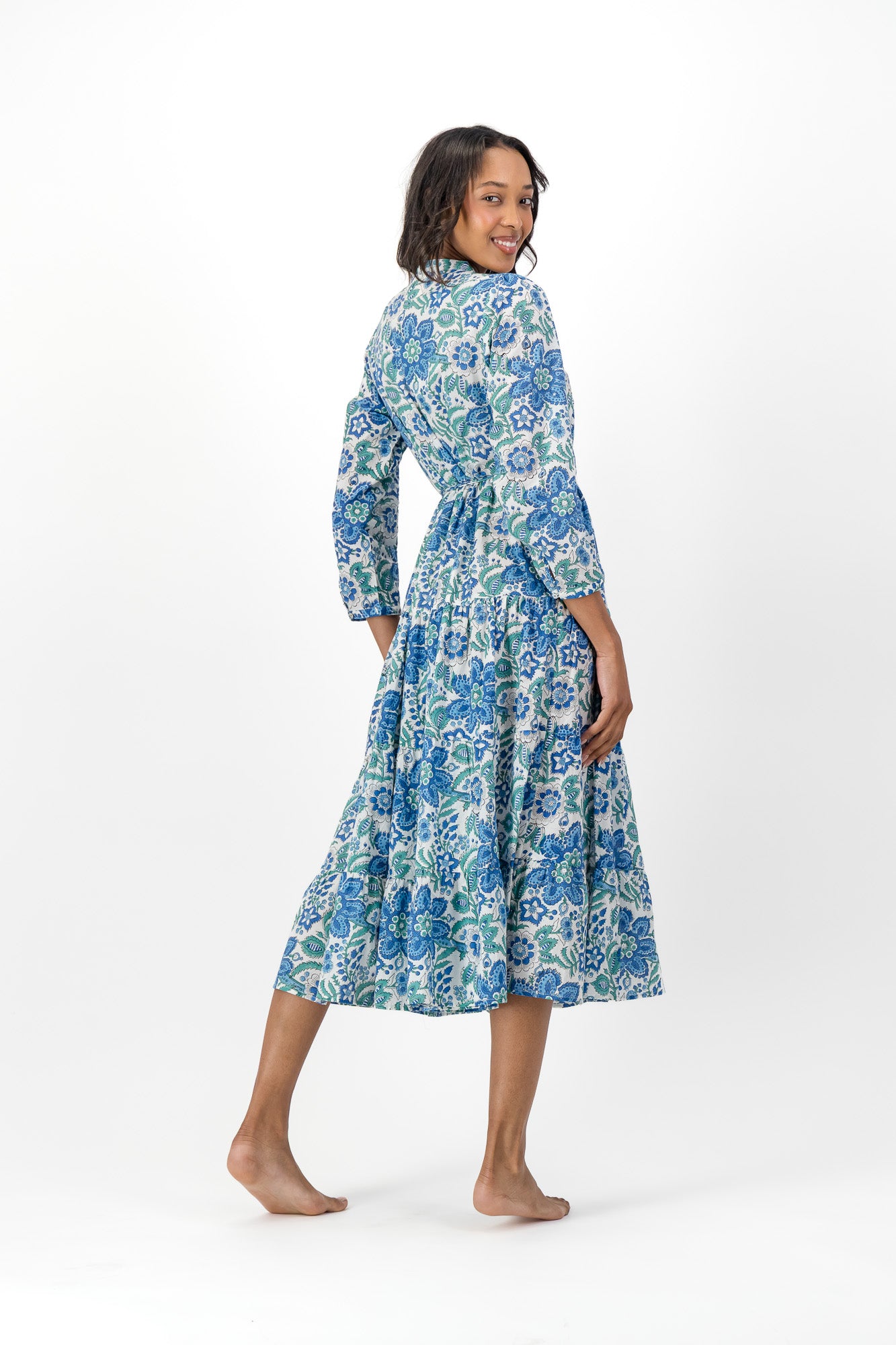 Isolde Dress - Blue Butterscotch