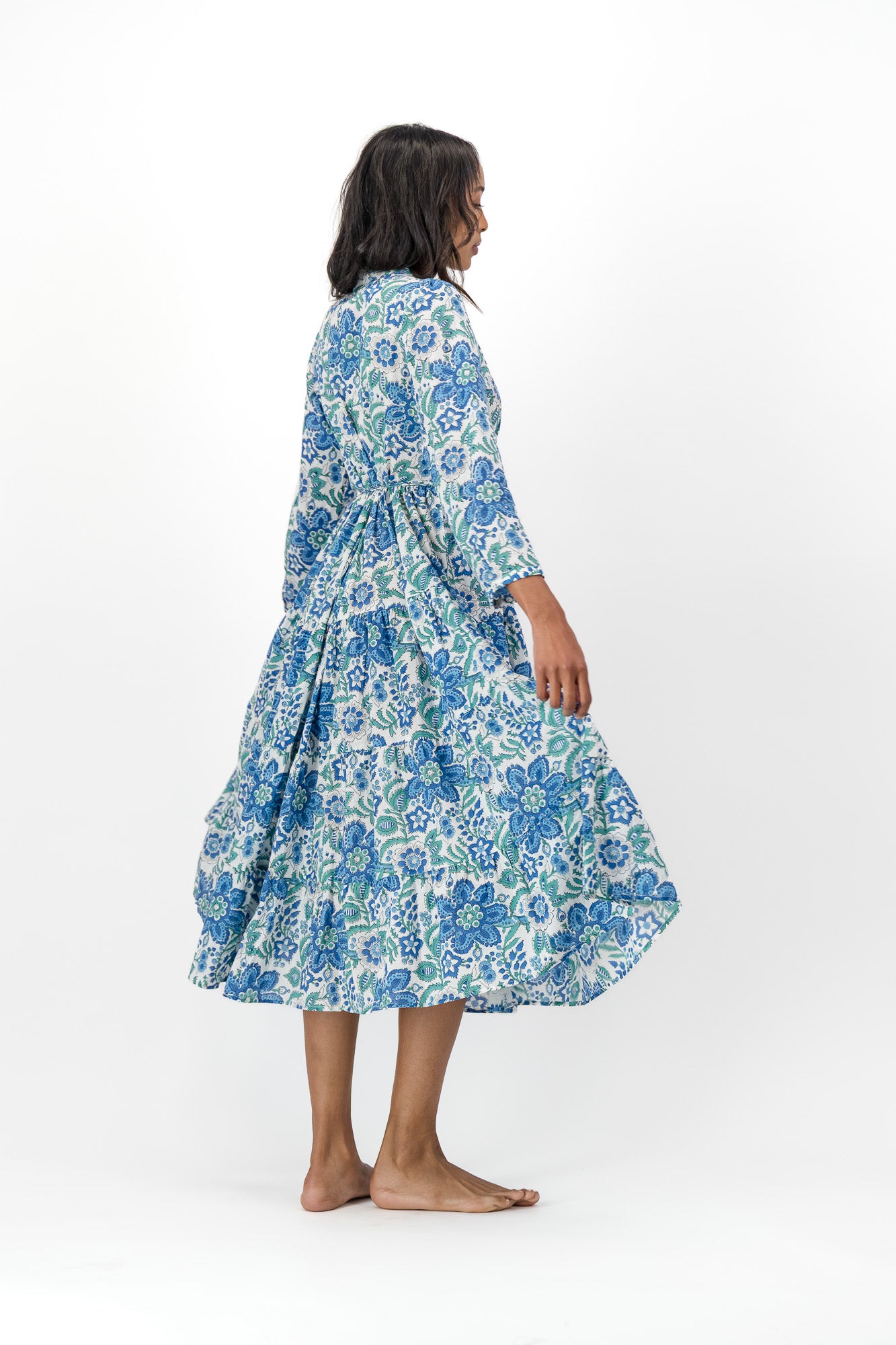 Isolde Dress - Blue Butterscotch
