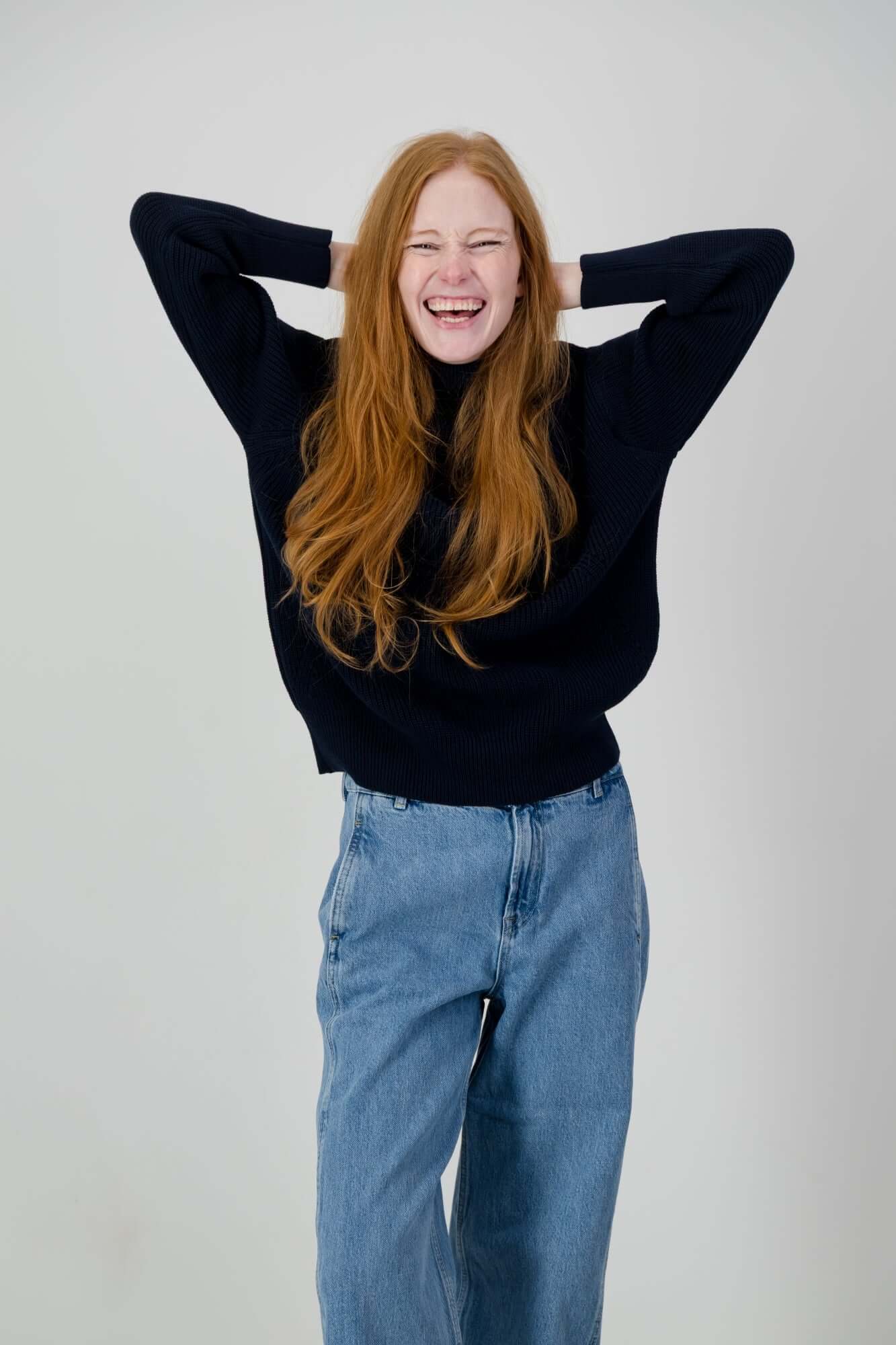 Polo Knit - Navy