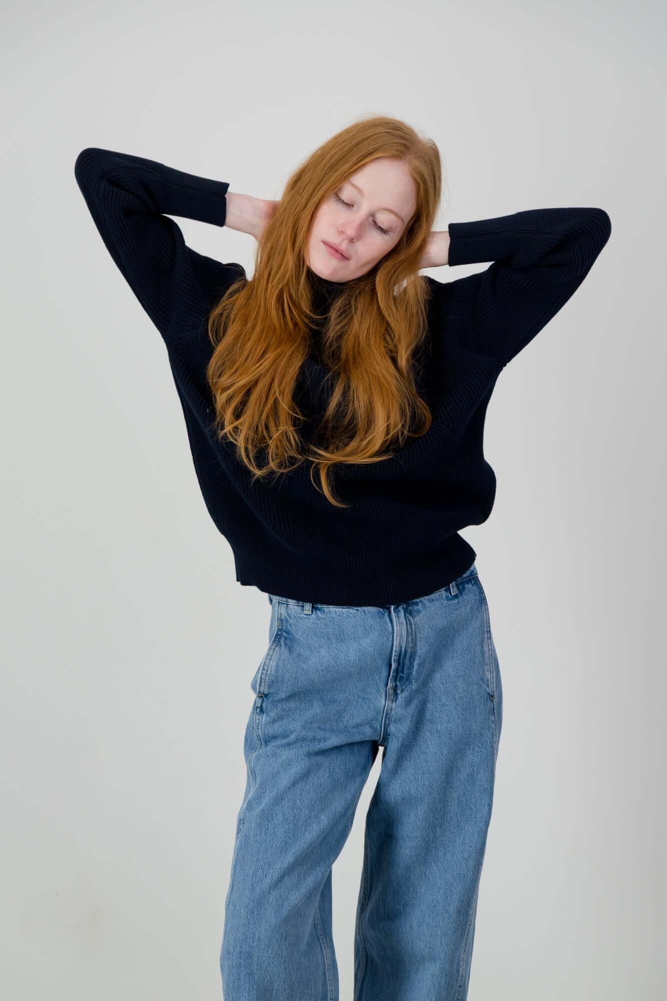 Polo Knit - Navy