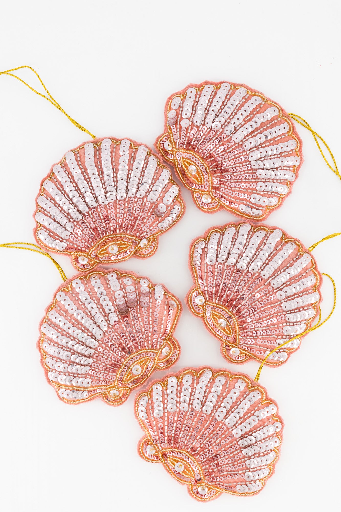 Sequins Ornament - Pink Shell