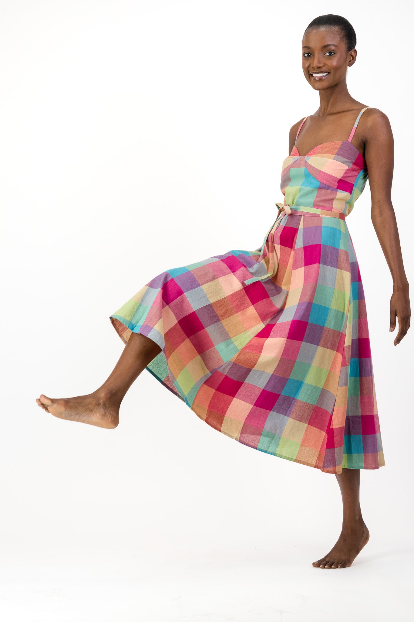 Daphne Dress Handloom - Check Me Out