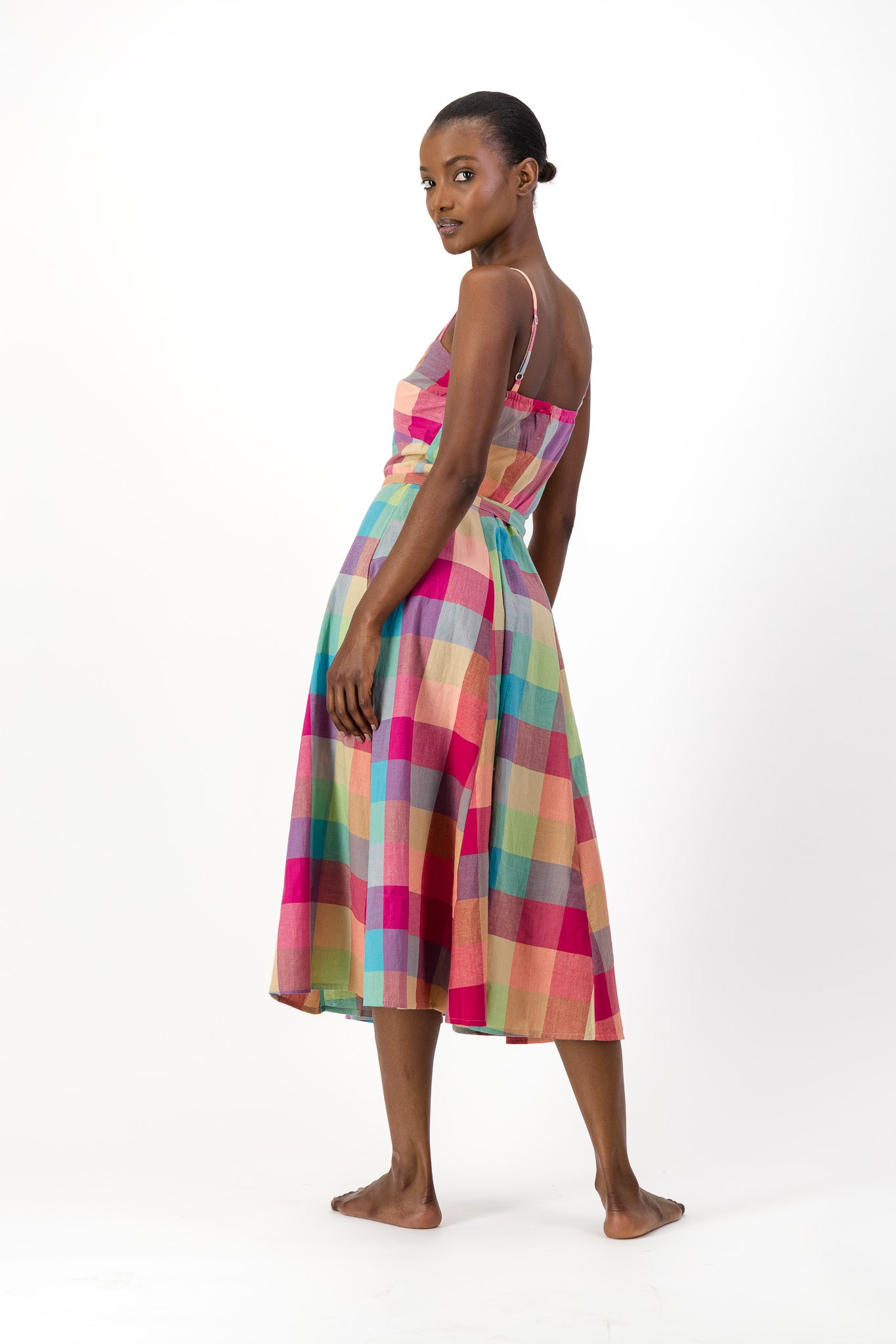 Daphne Dress Handloom - Check Me Out