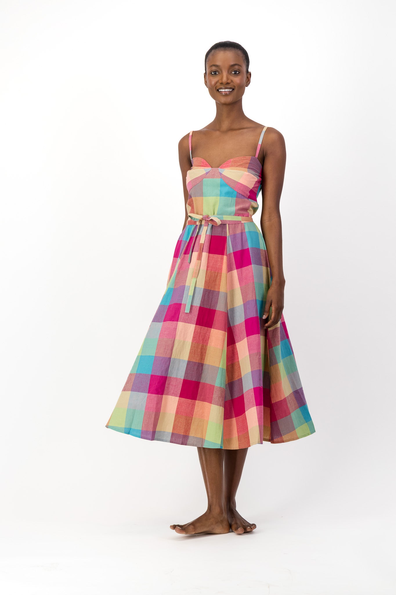 Daphne Dress Handloom - Check Me Out
