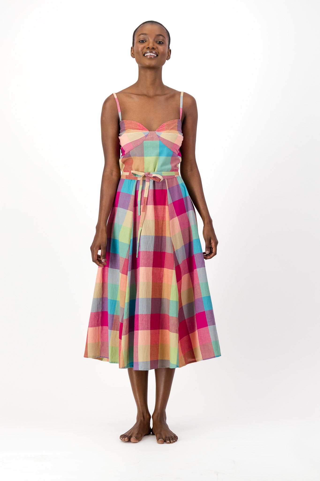 Daphne Dress Handloom - Check Me Out