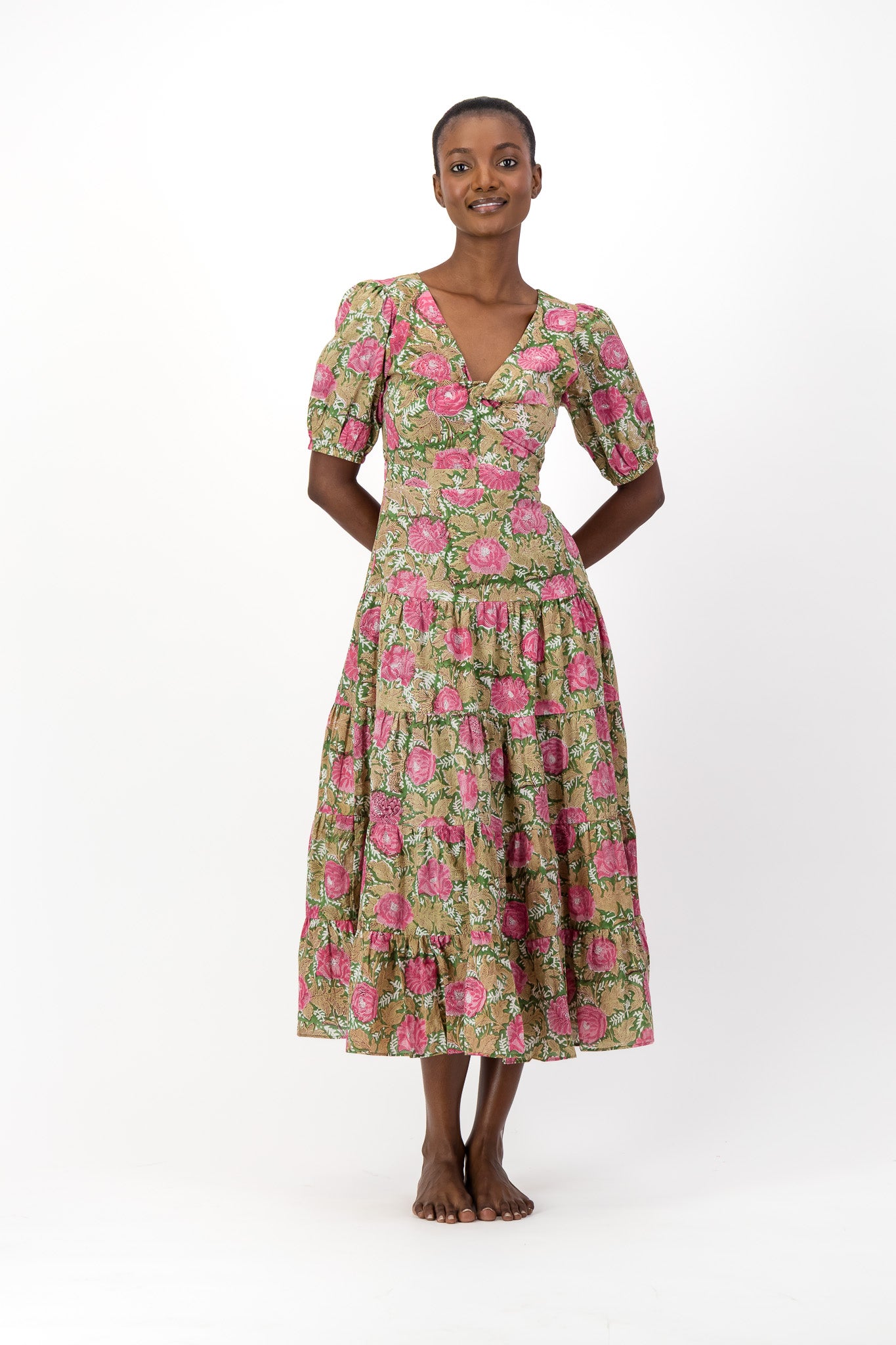 Knot Dress - Forest Flower