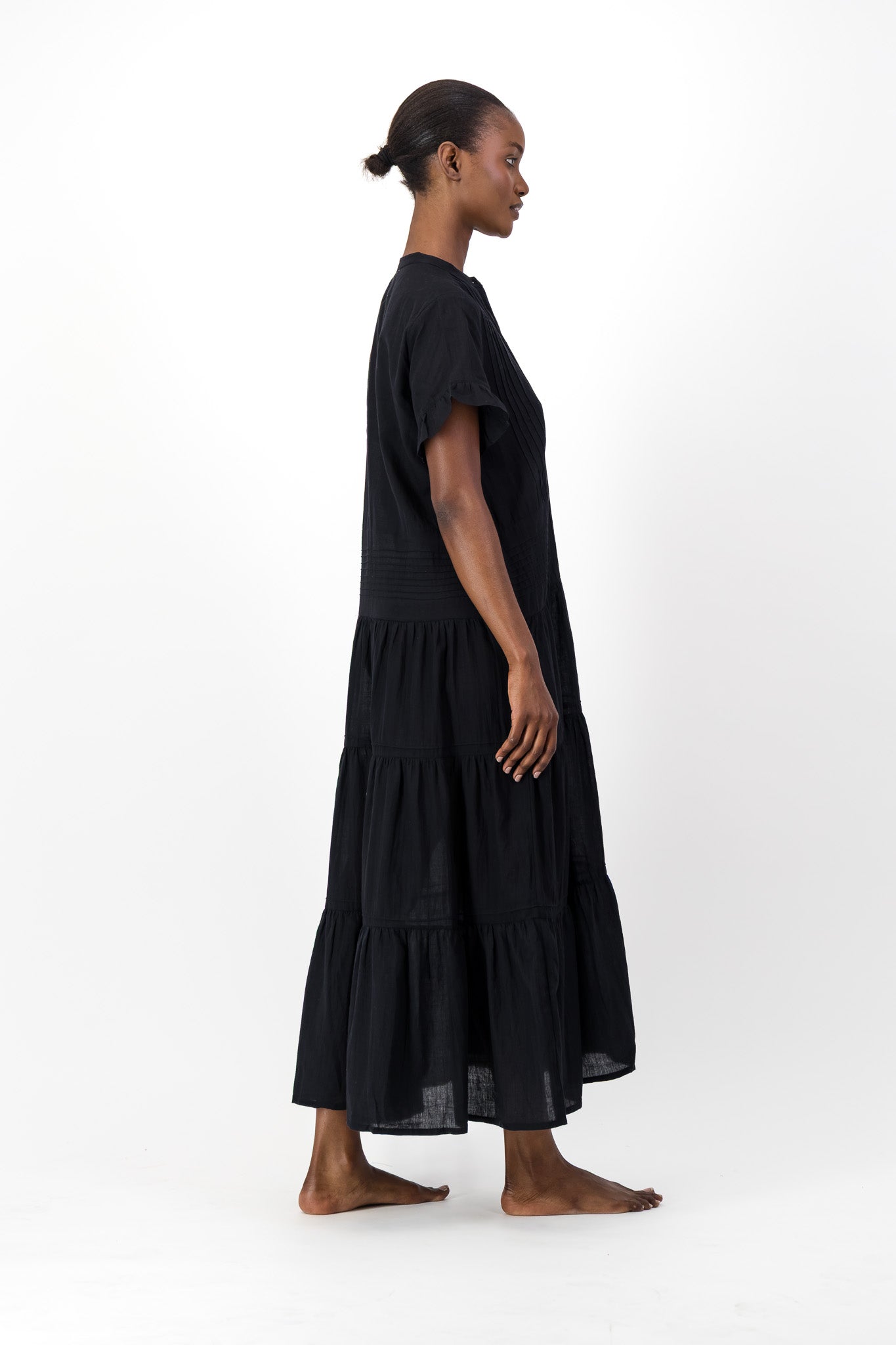 Rowe Dress Handloom - Black