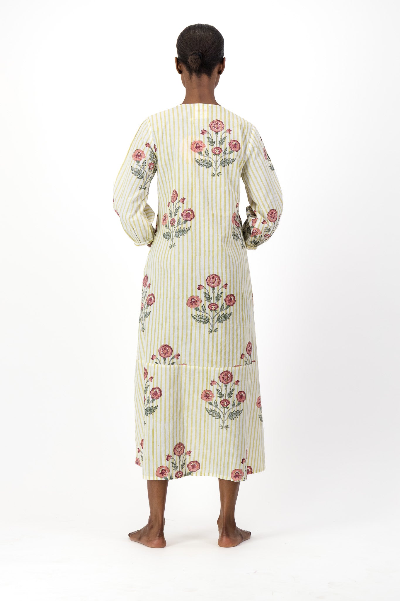 Long Pleated Kaftan - Darling Heart