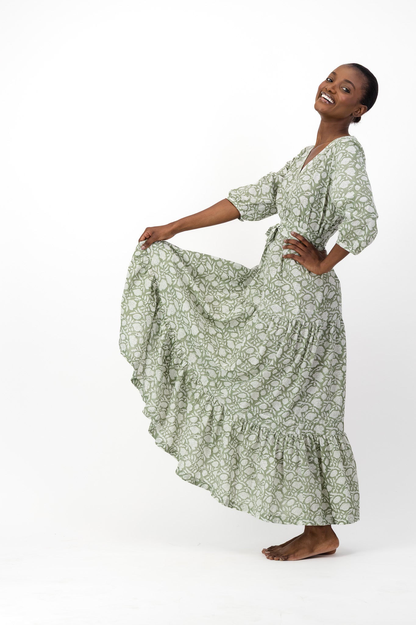 Sofia Dress - Olive Garden