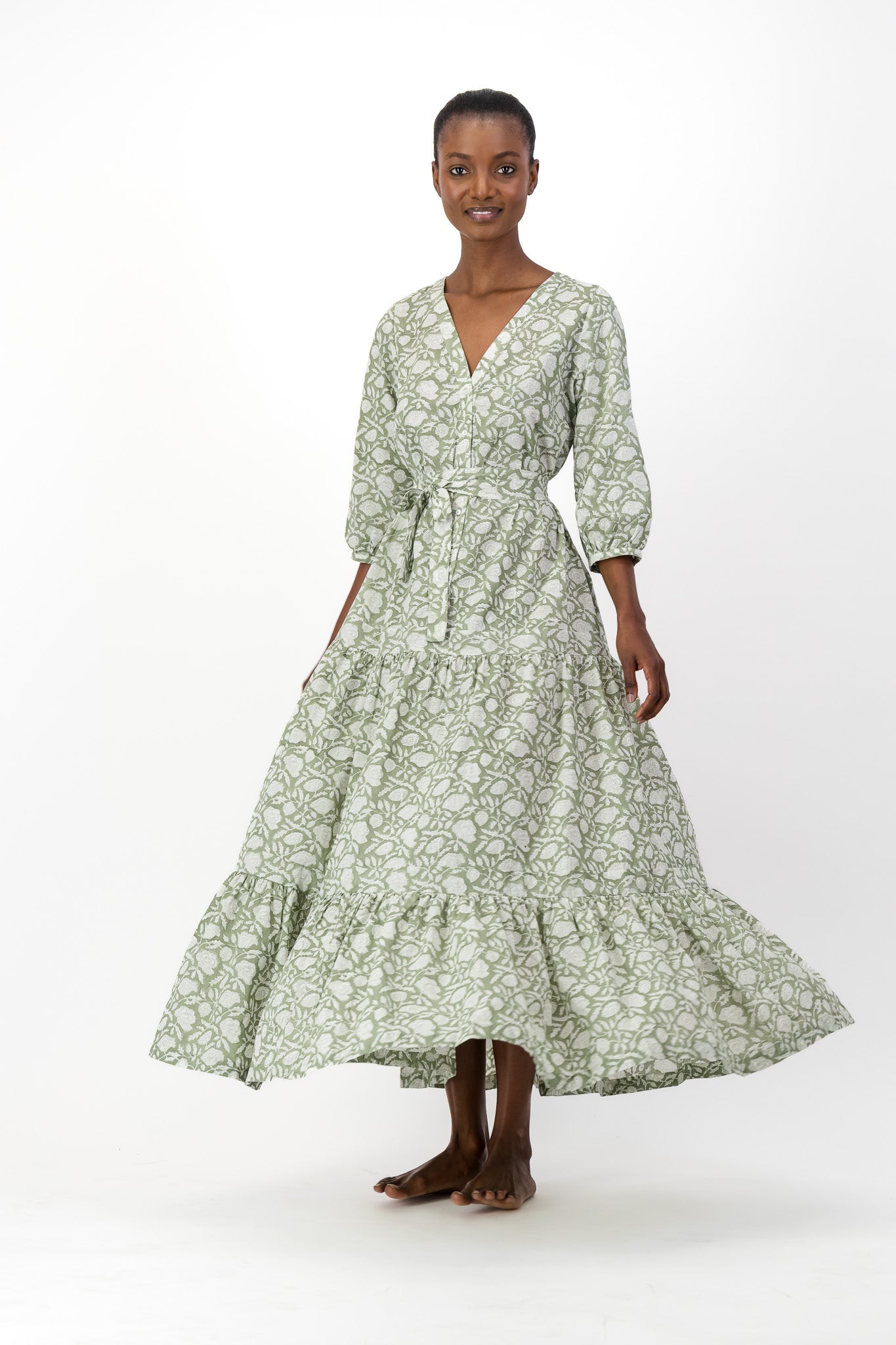 Sofia Dress - Olive Garden