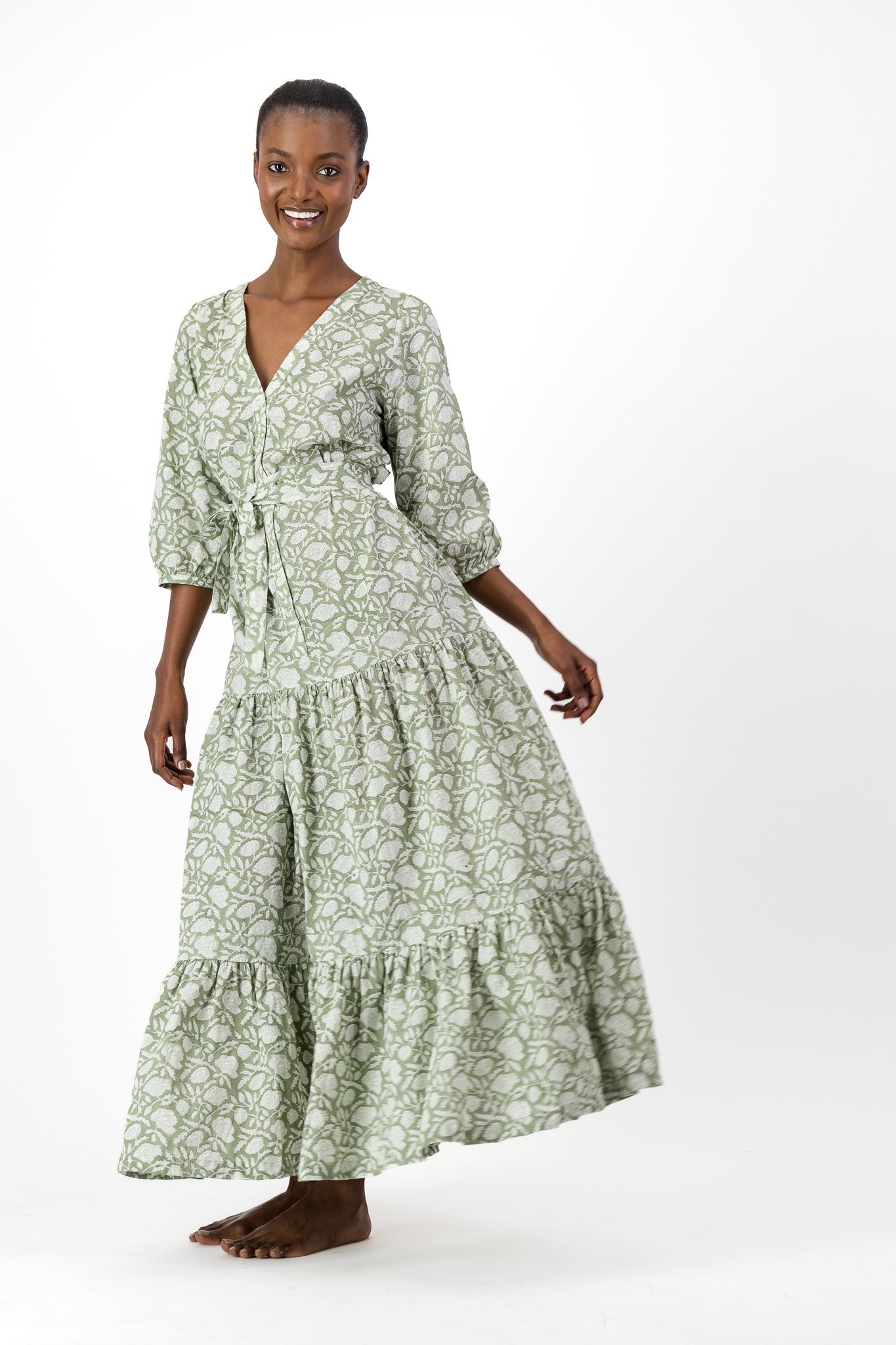 Sofia Dress - Olive Garden