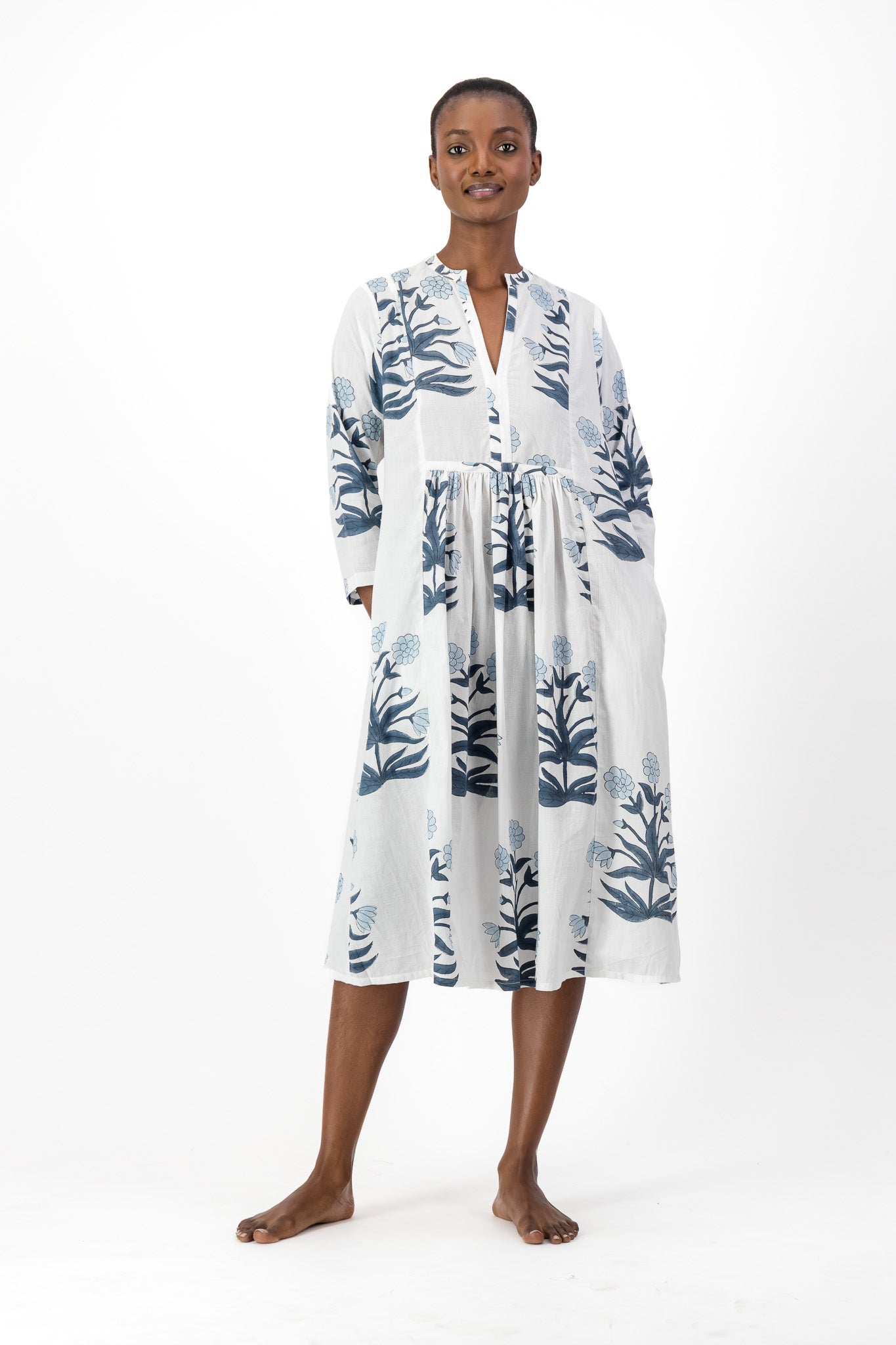 Enya Dress - Stone Daisy