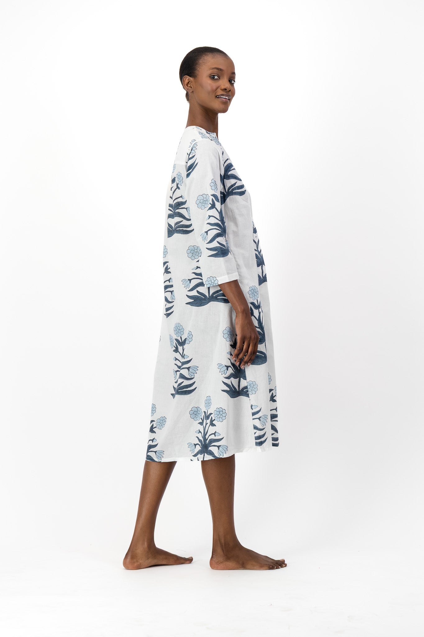 Enya Dress - Stone Daisy