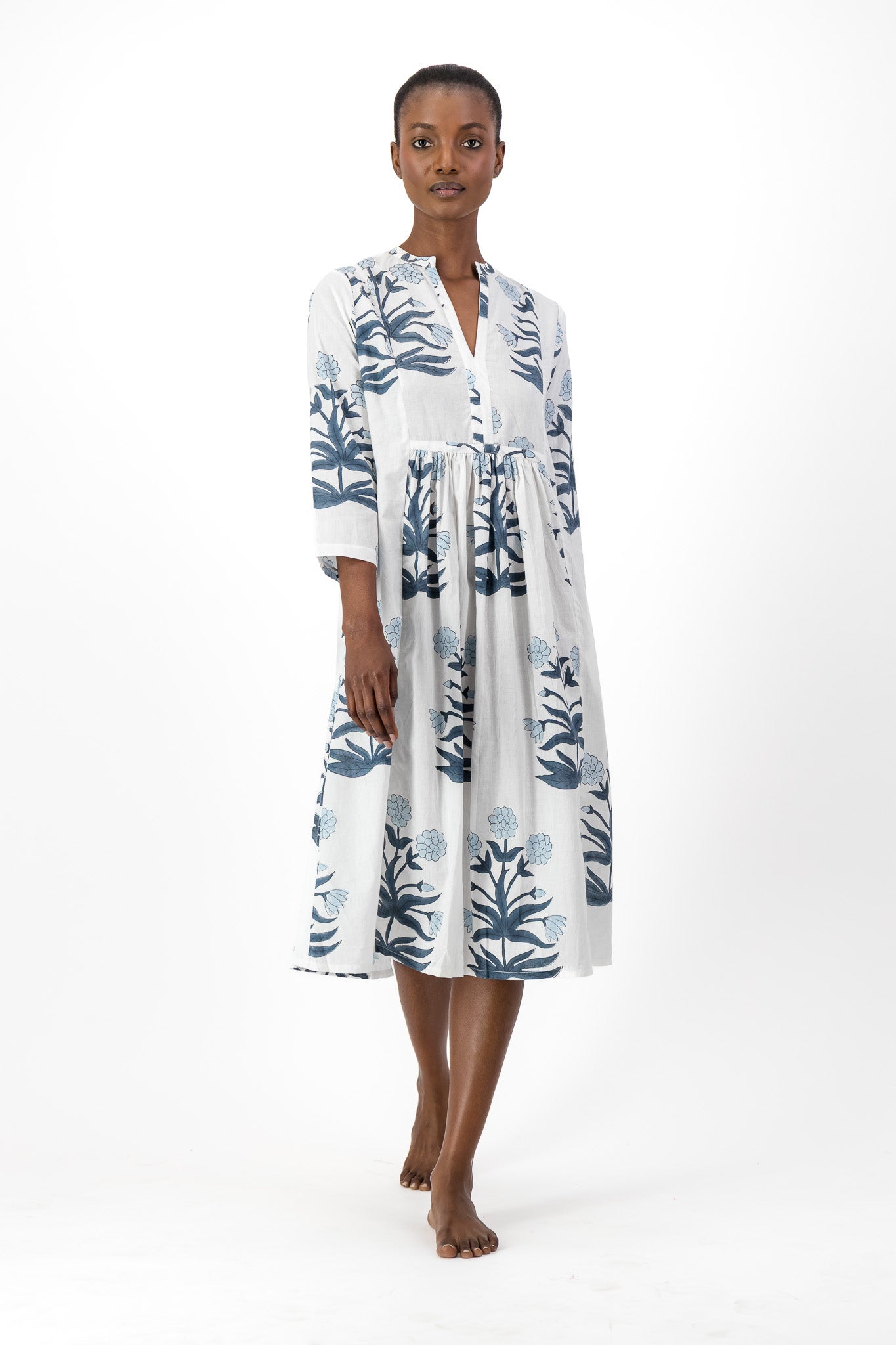Enya Dress - Stone Daisy