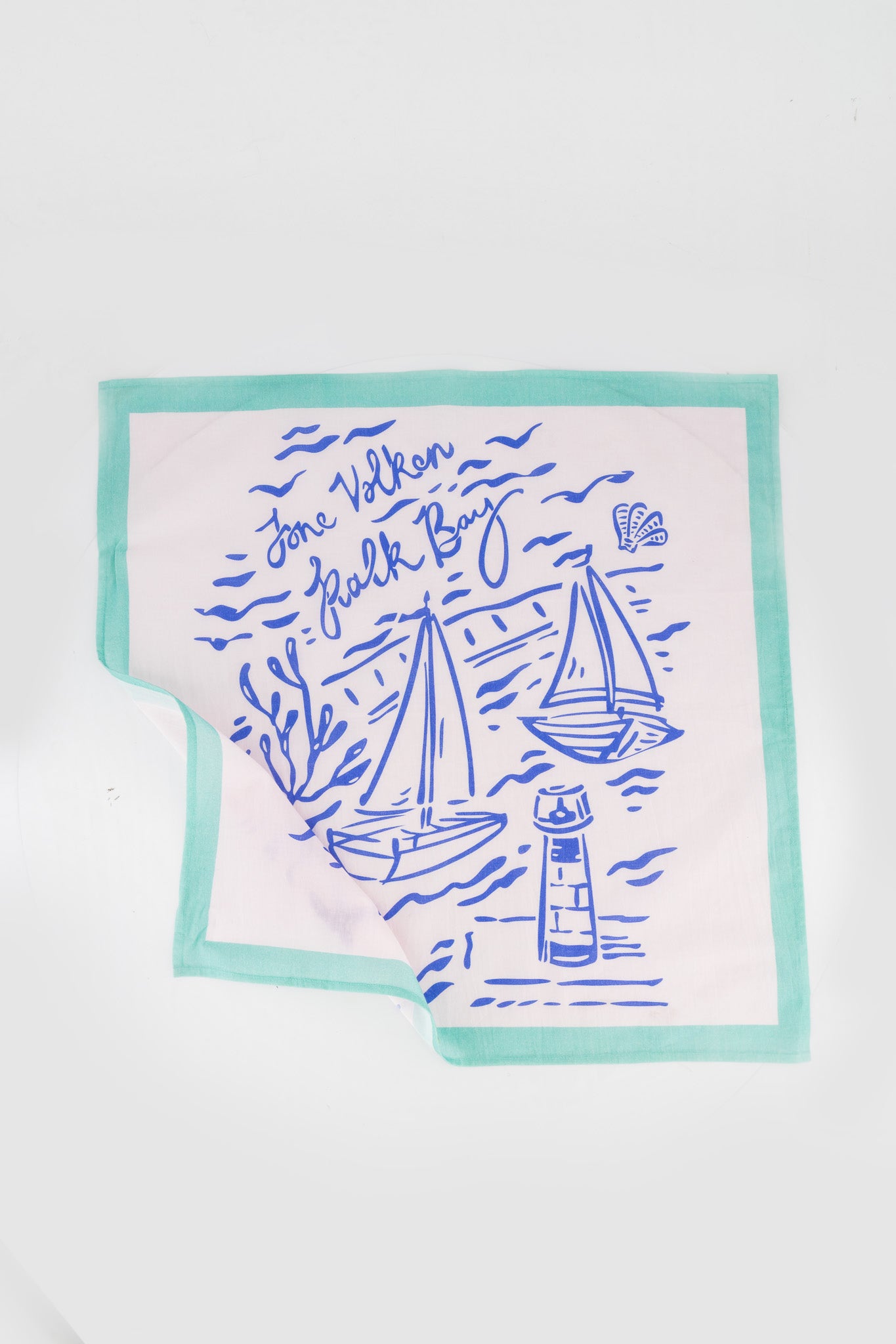 Cotton Scarf - Kalk Bay - Turquoise