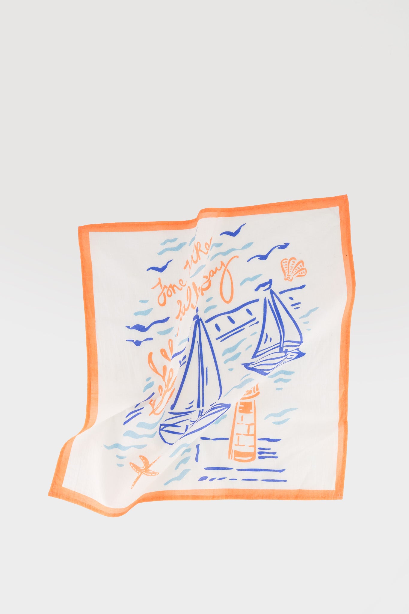 Cotton Scarf - Kalk Bay - Orange