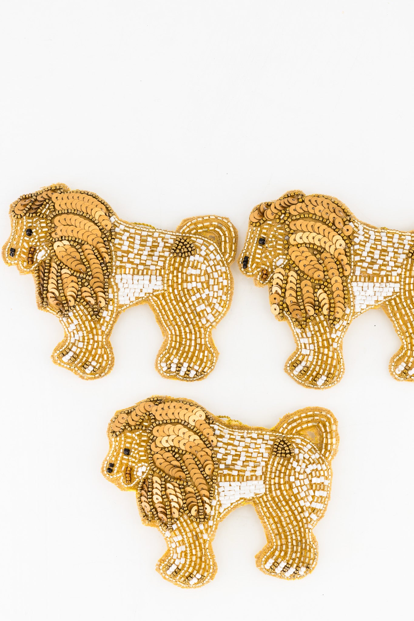 Sequins Ornament - Strong like Lion