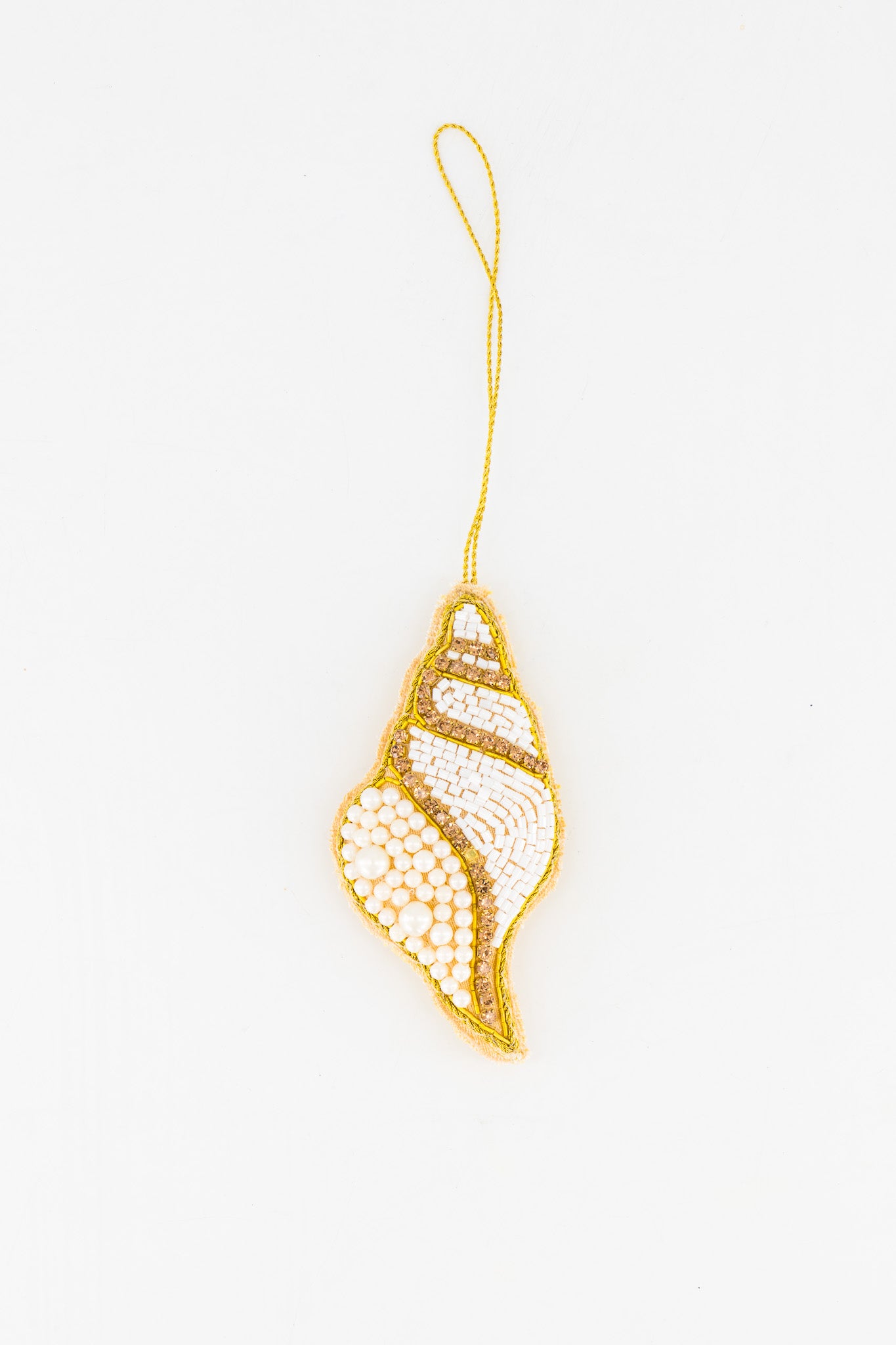 Sequins Ornament - White Shell