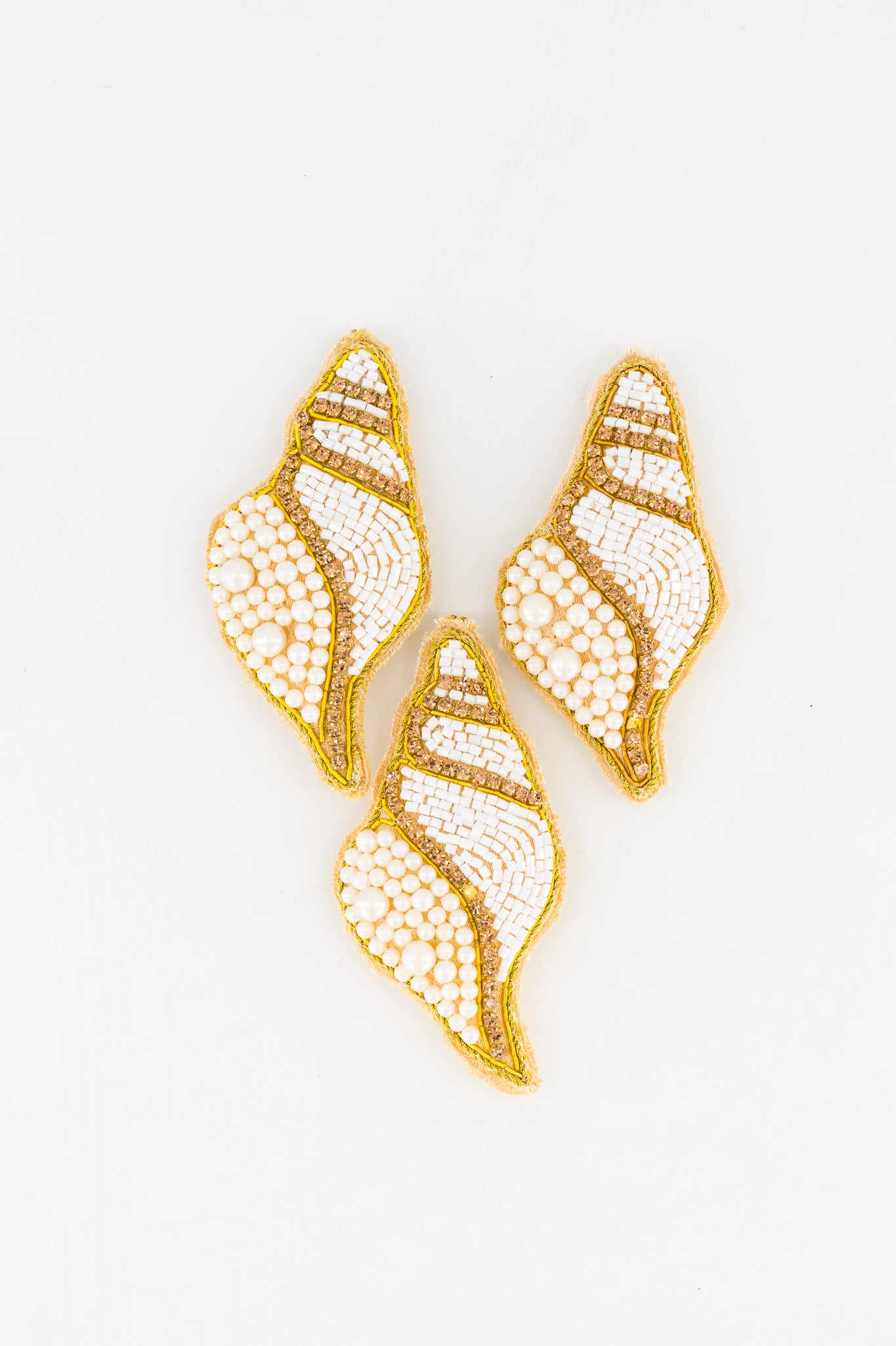 Sequins Ornament - White Shell