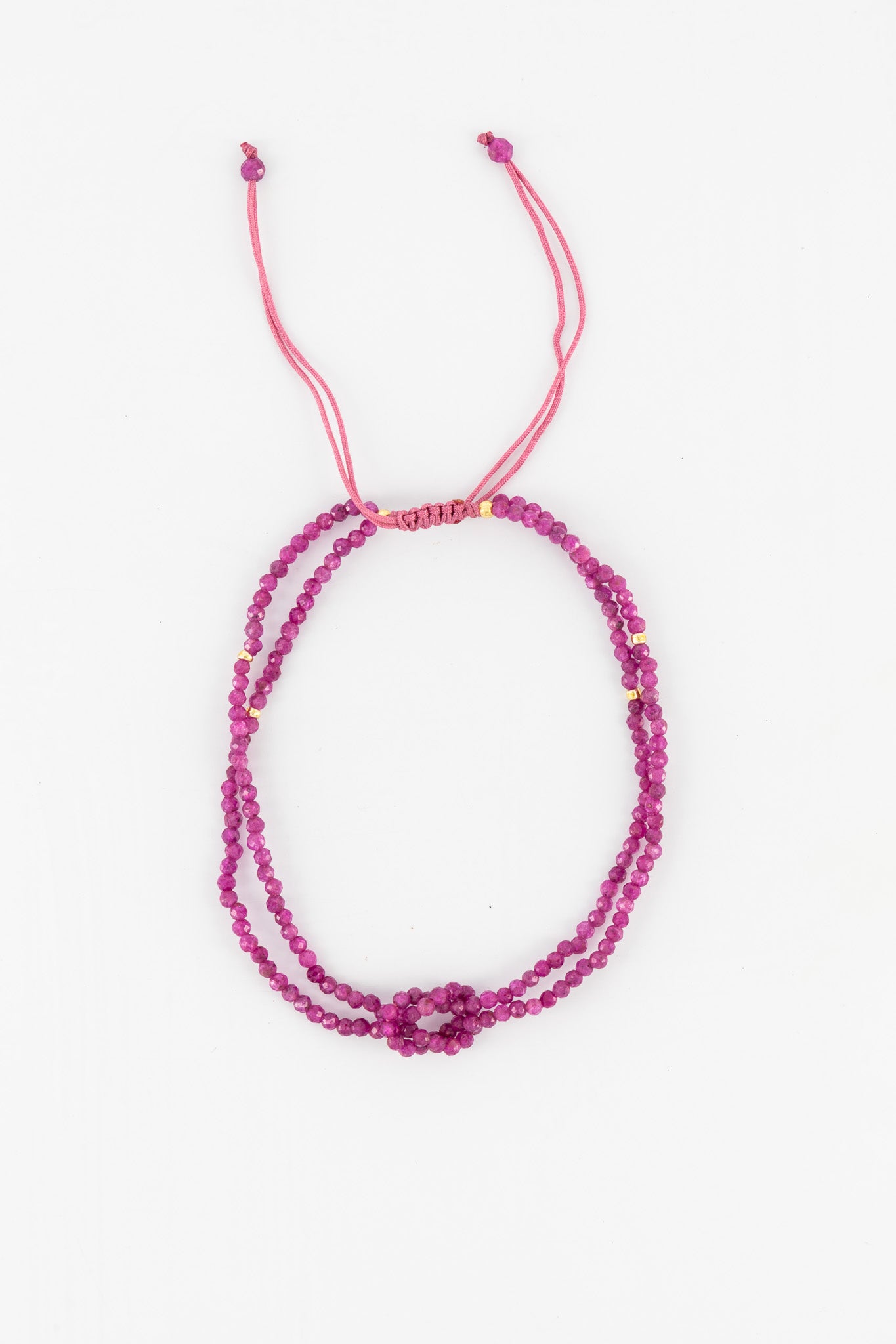 Infinity Bracelet - Cherry