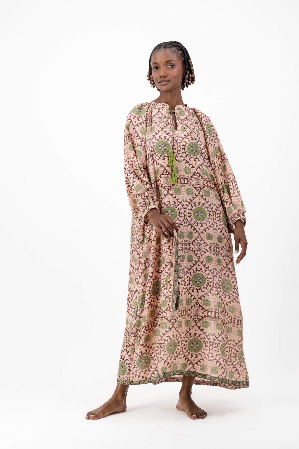 Samantha Dress - Sage Blossom