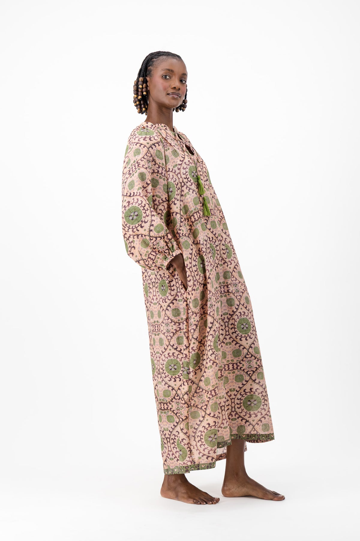 Samantha Dress - Sage Blossom