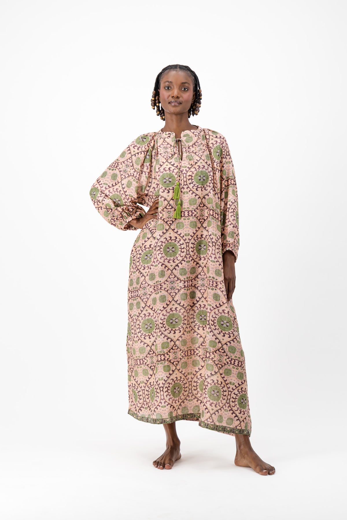 Samantha Dress - Sage Blossom