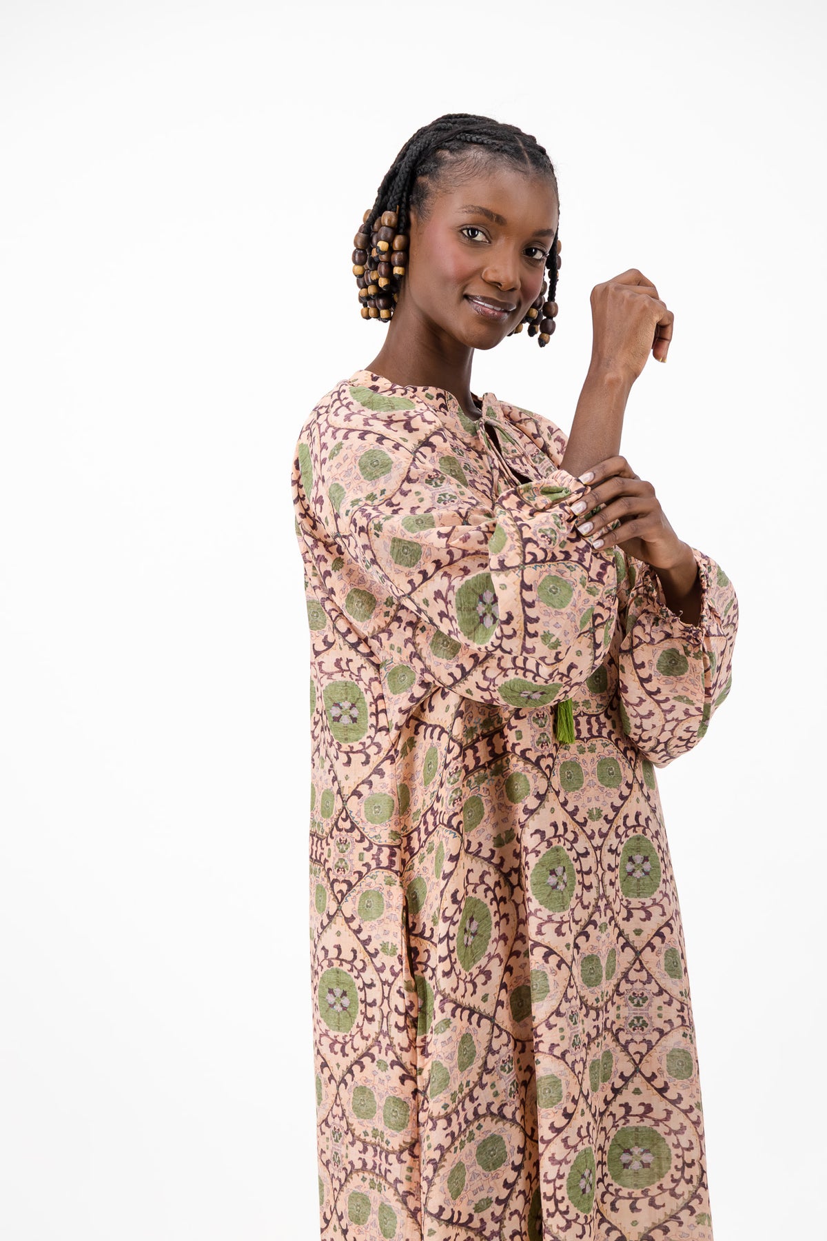 Samantha Dress - Sage Blossom