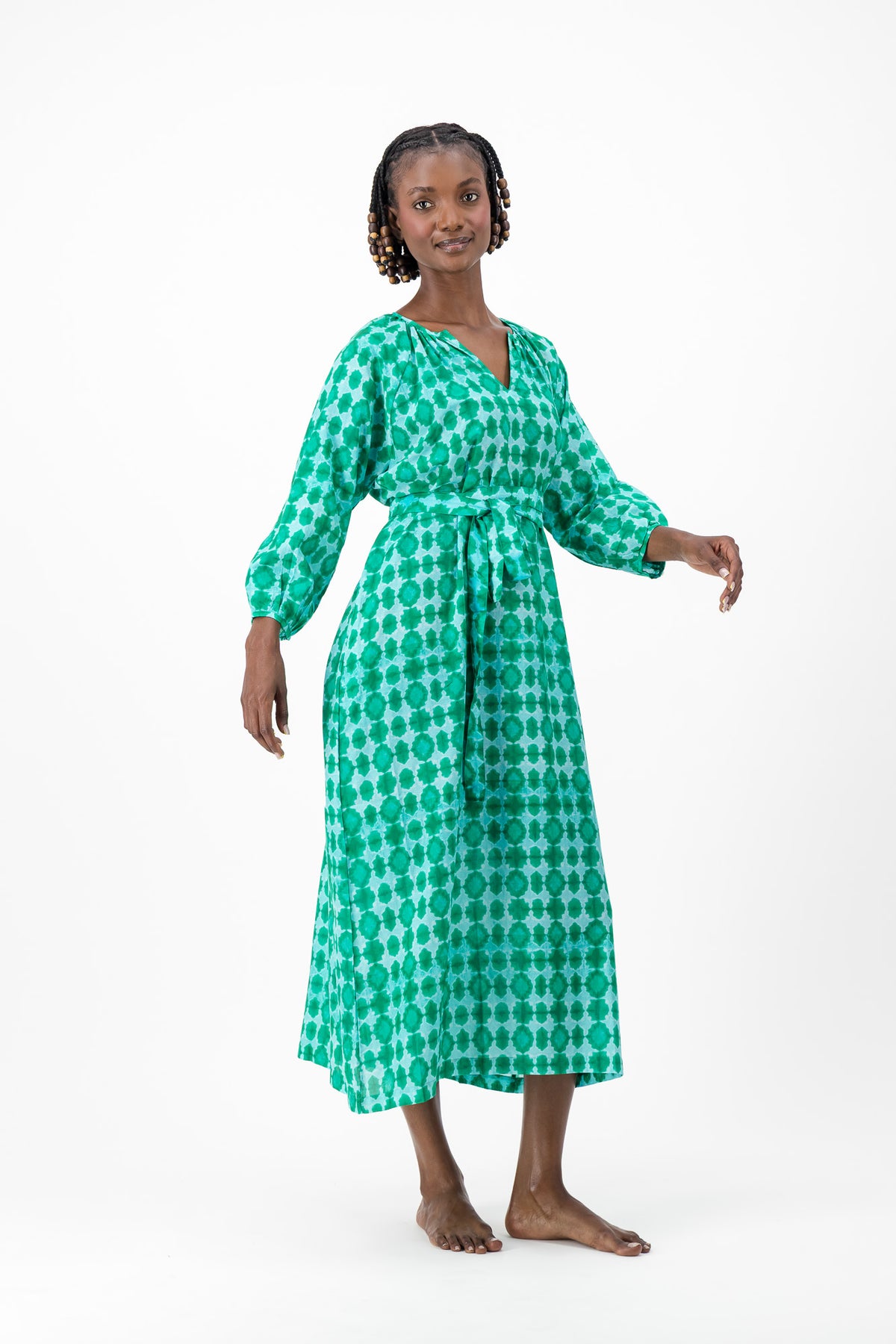 Love Dress - Green Tie Dye