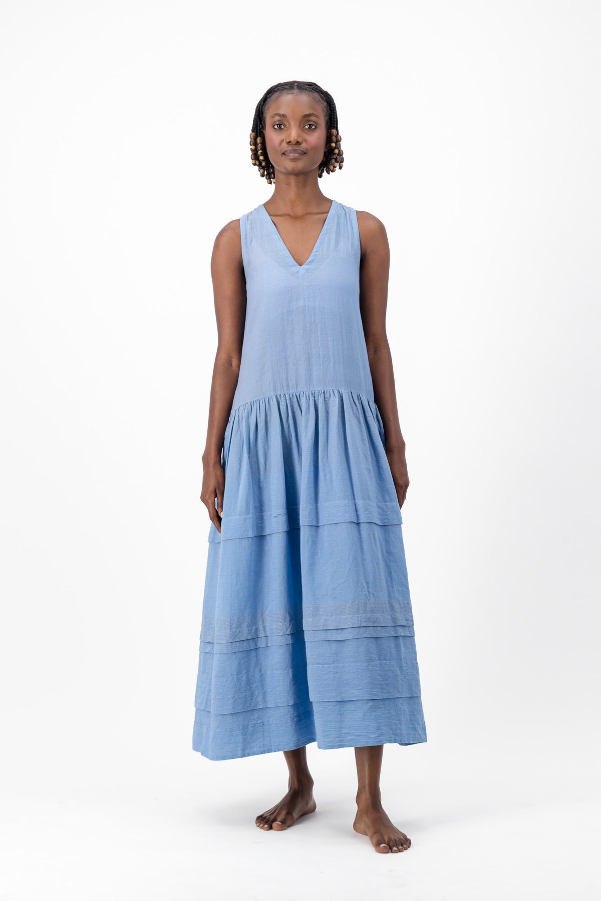 June Bug Handloom - Hydrangea Lurex