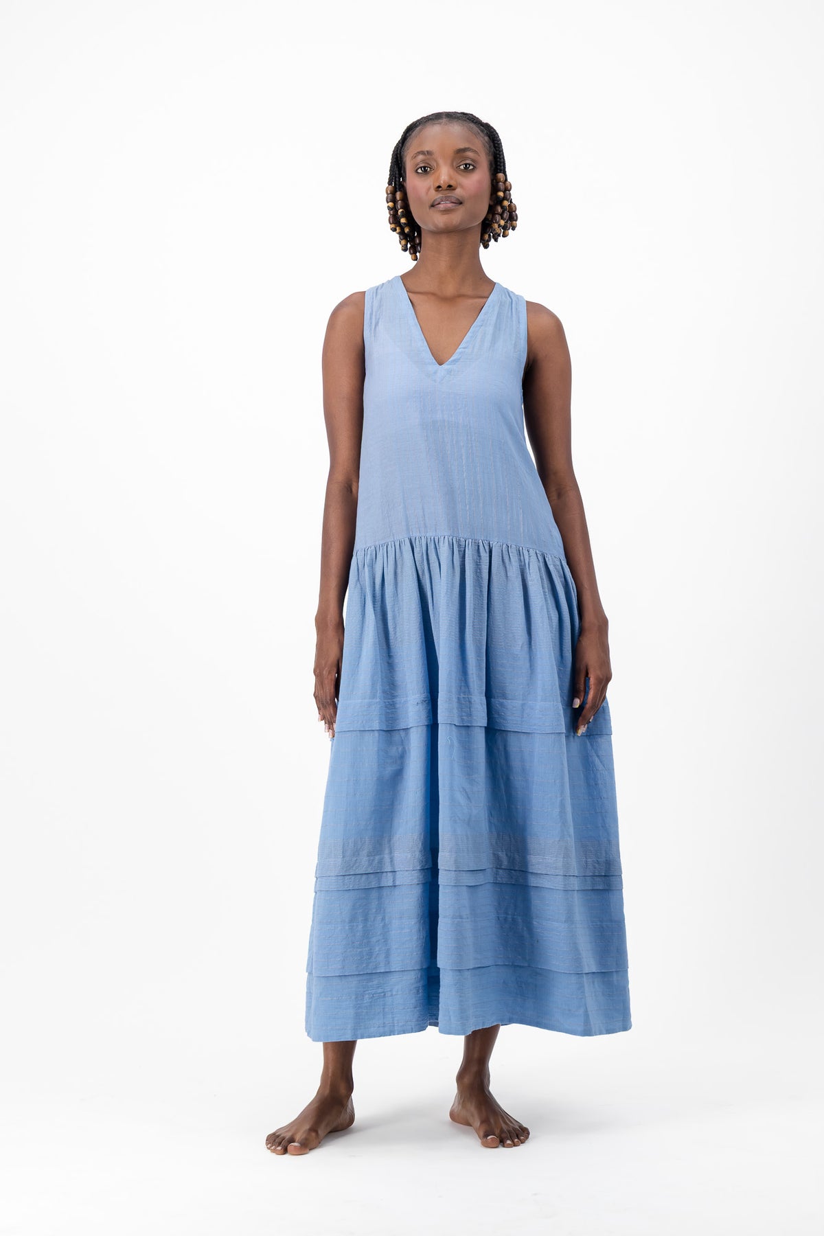 June Bug Handloom - Hydrangea Lurex