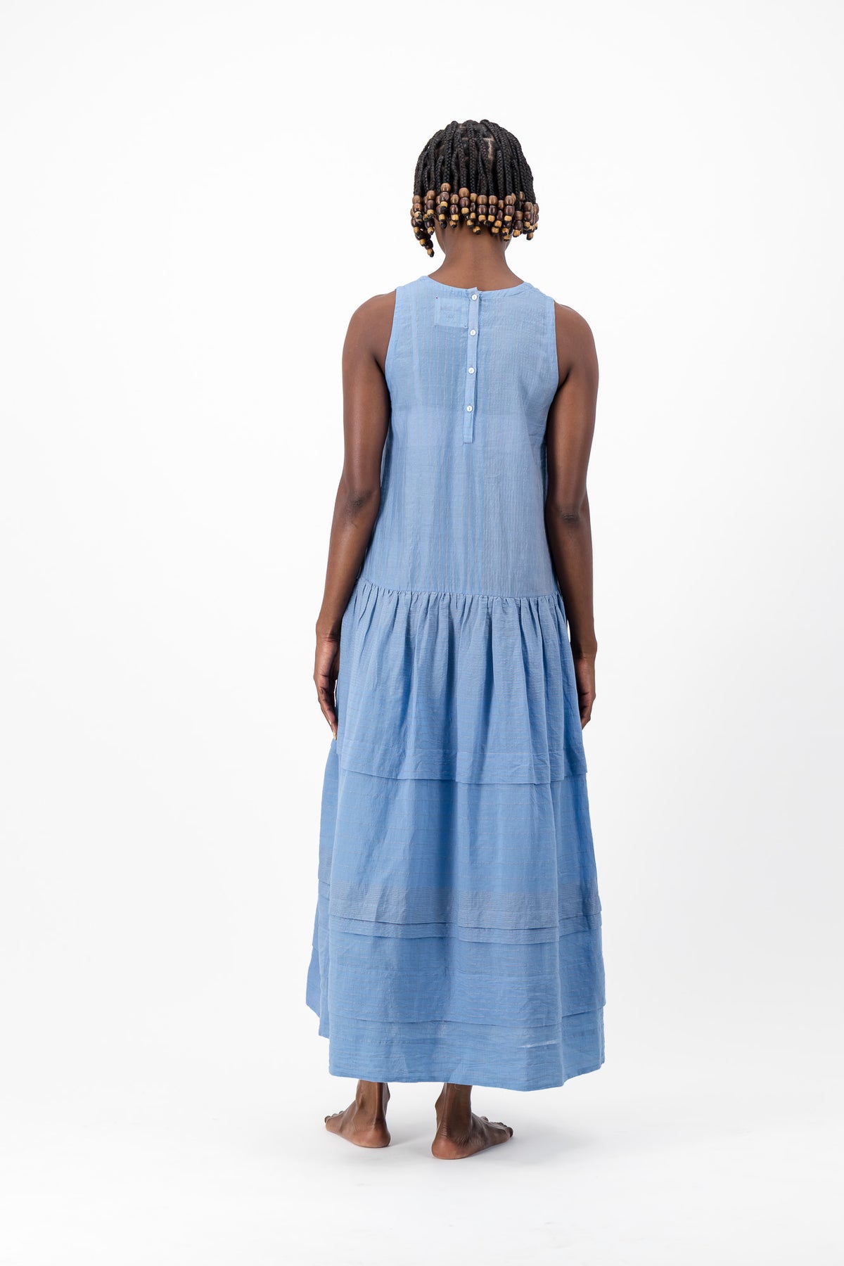 June Bug Handloom - Hydrangea Lurex