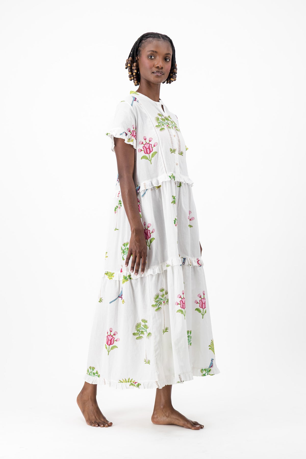 Flore - Palm Bird with Ladder Stitch