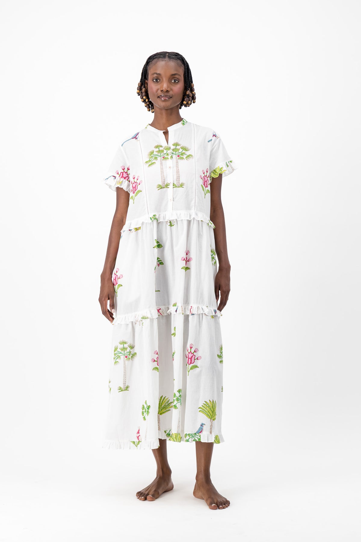 Flore - Palm Bird with Ladder Stitch