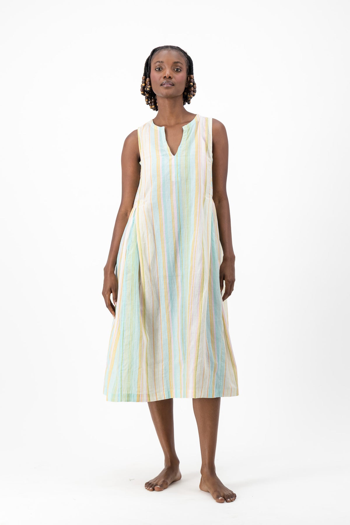 Viola Dress - Sorbet Stripe
