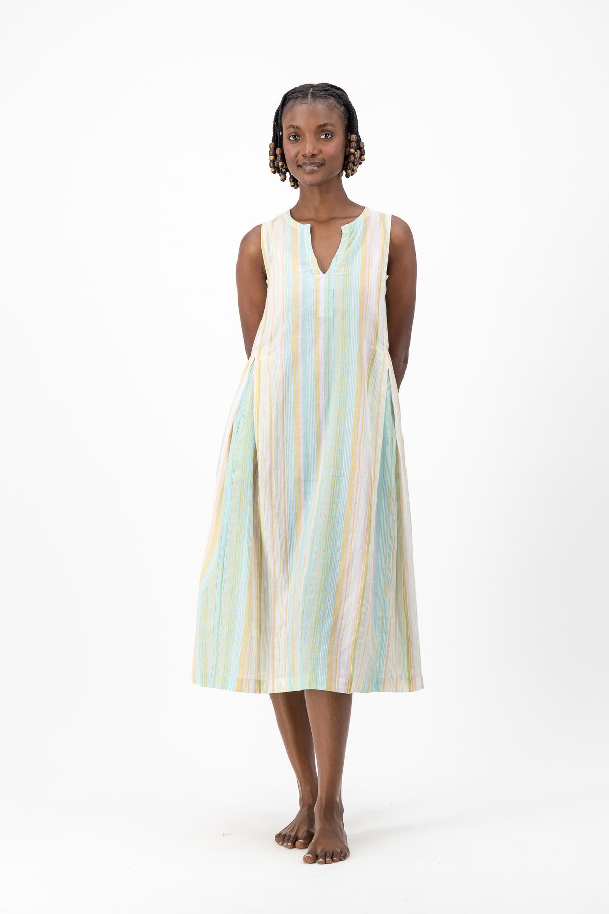 Viola Dress - Sorbet Stripe