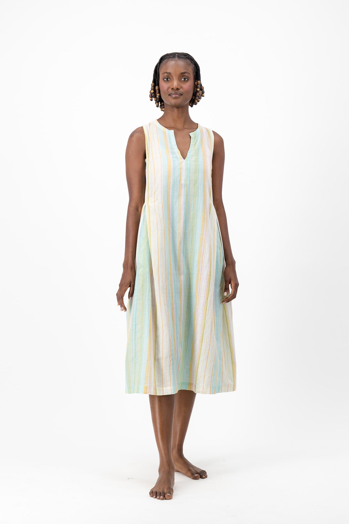 Viola Dress - Sorbet Stripe