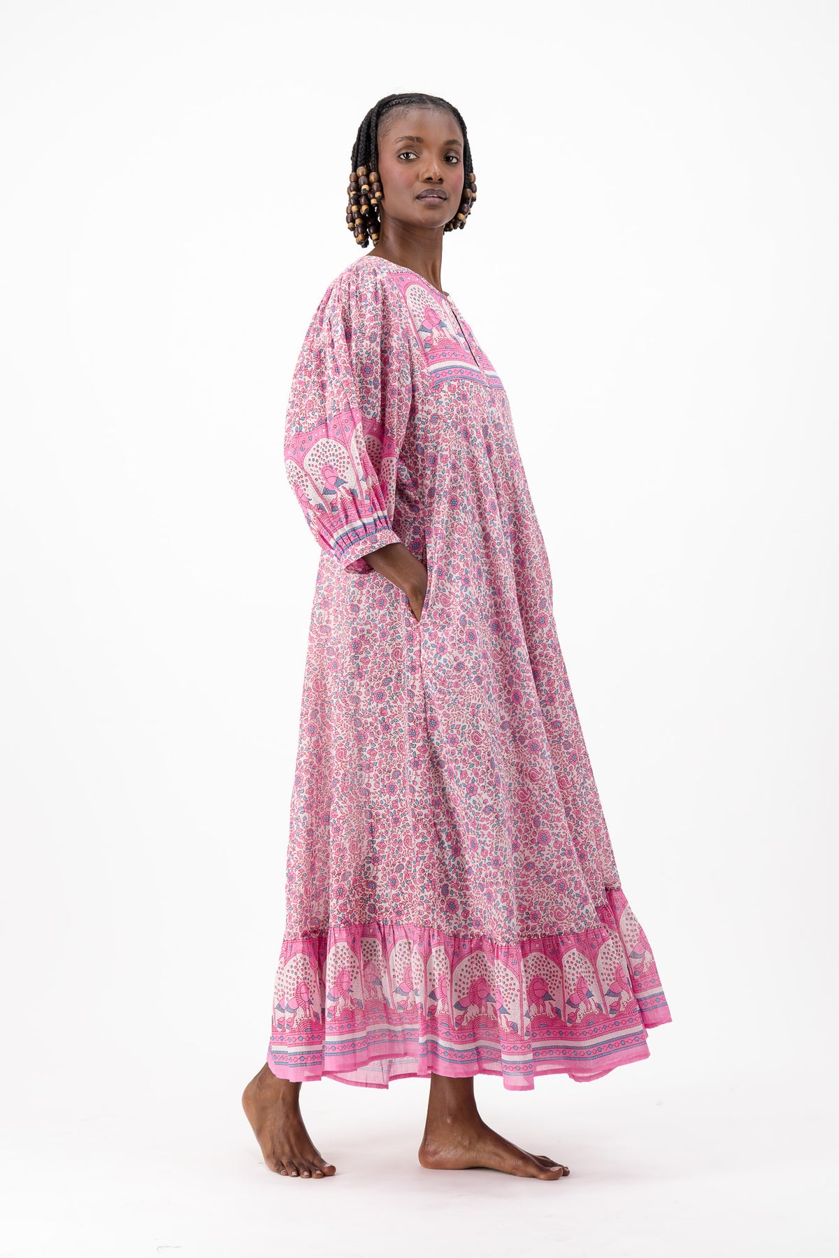 CG Boheme - Pink Peacock Umbrella