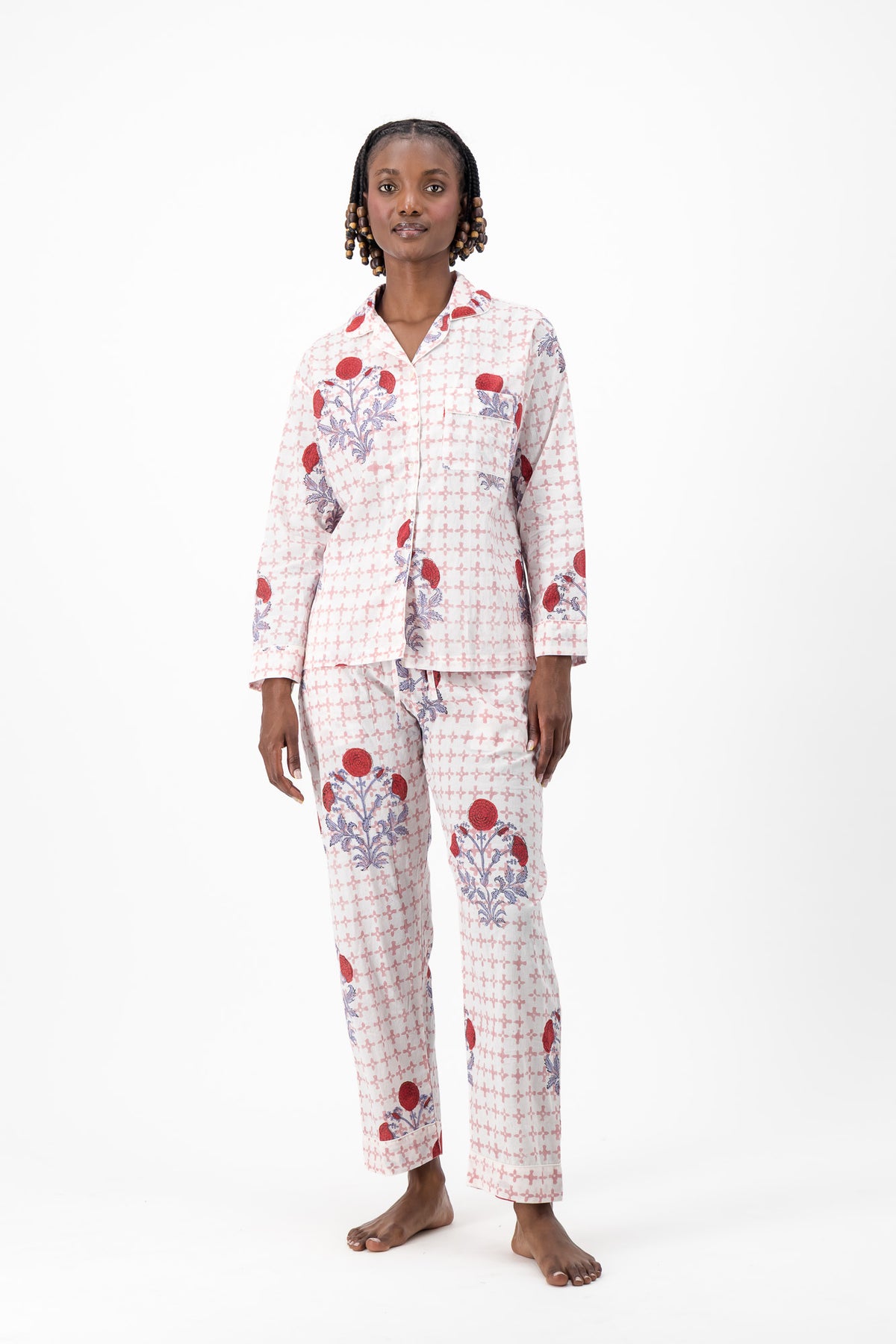Pyjamas - Red Mughal