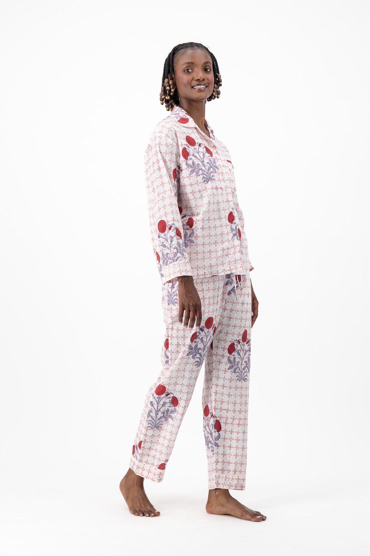 Pyjamas - Red Mughal