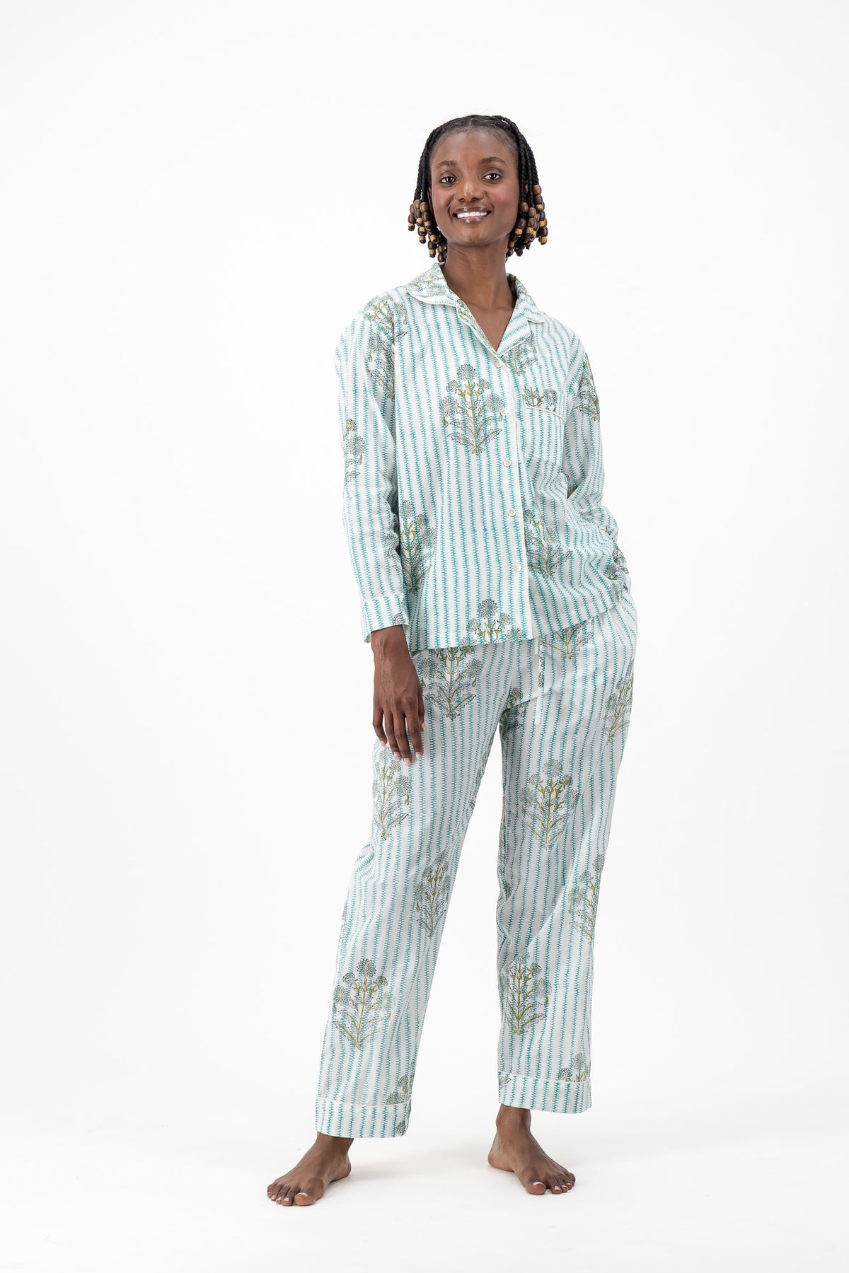 Pyjamas - Blue Mughal