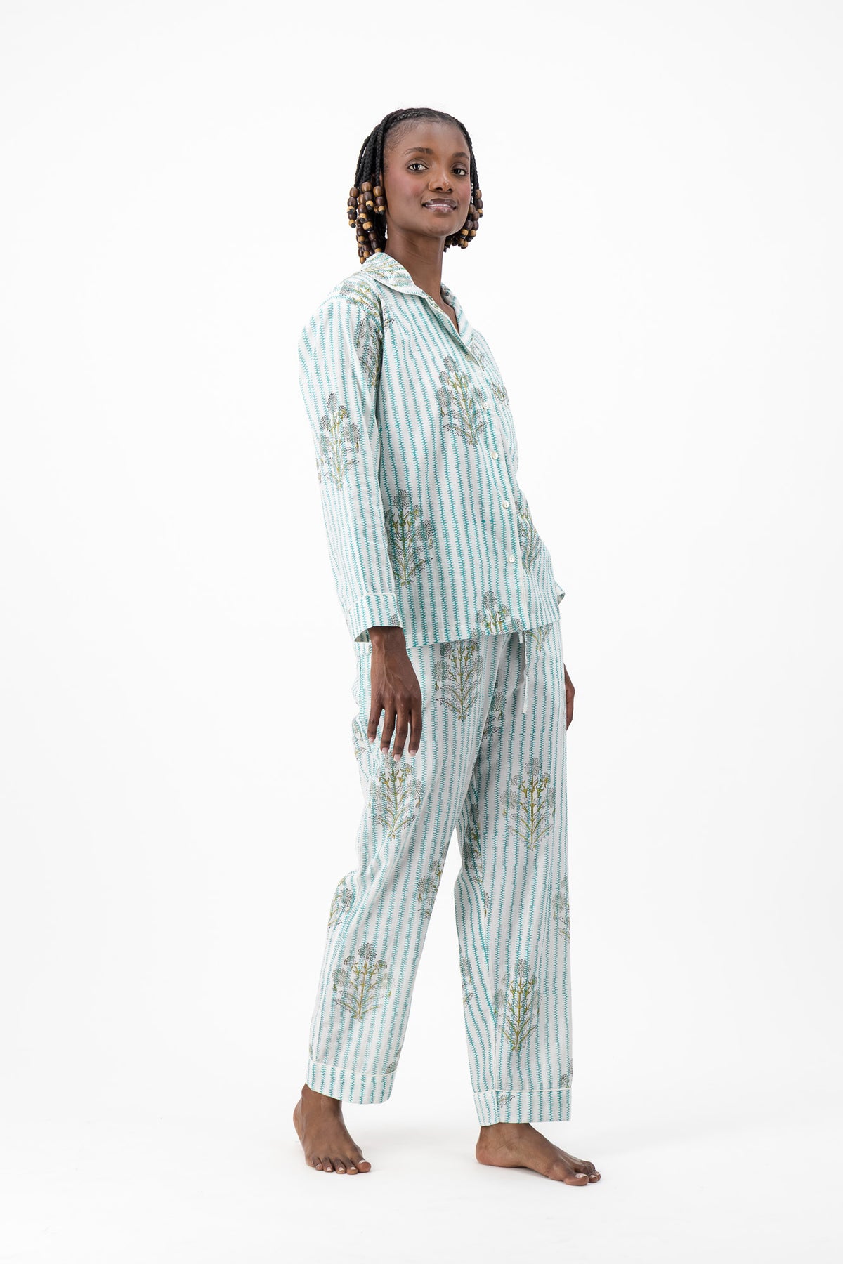 Pyjamas - Blue Mughal