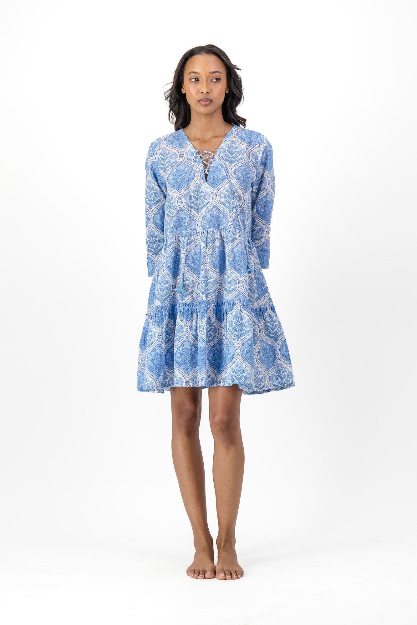 Dana Dress - Deep Tiles