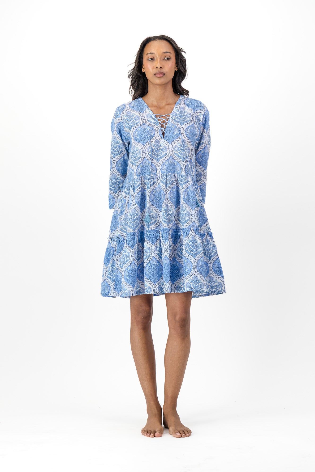 Dana Dress - Deep Tiles