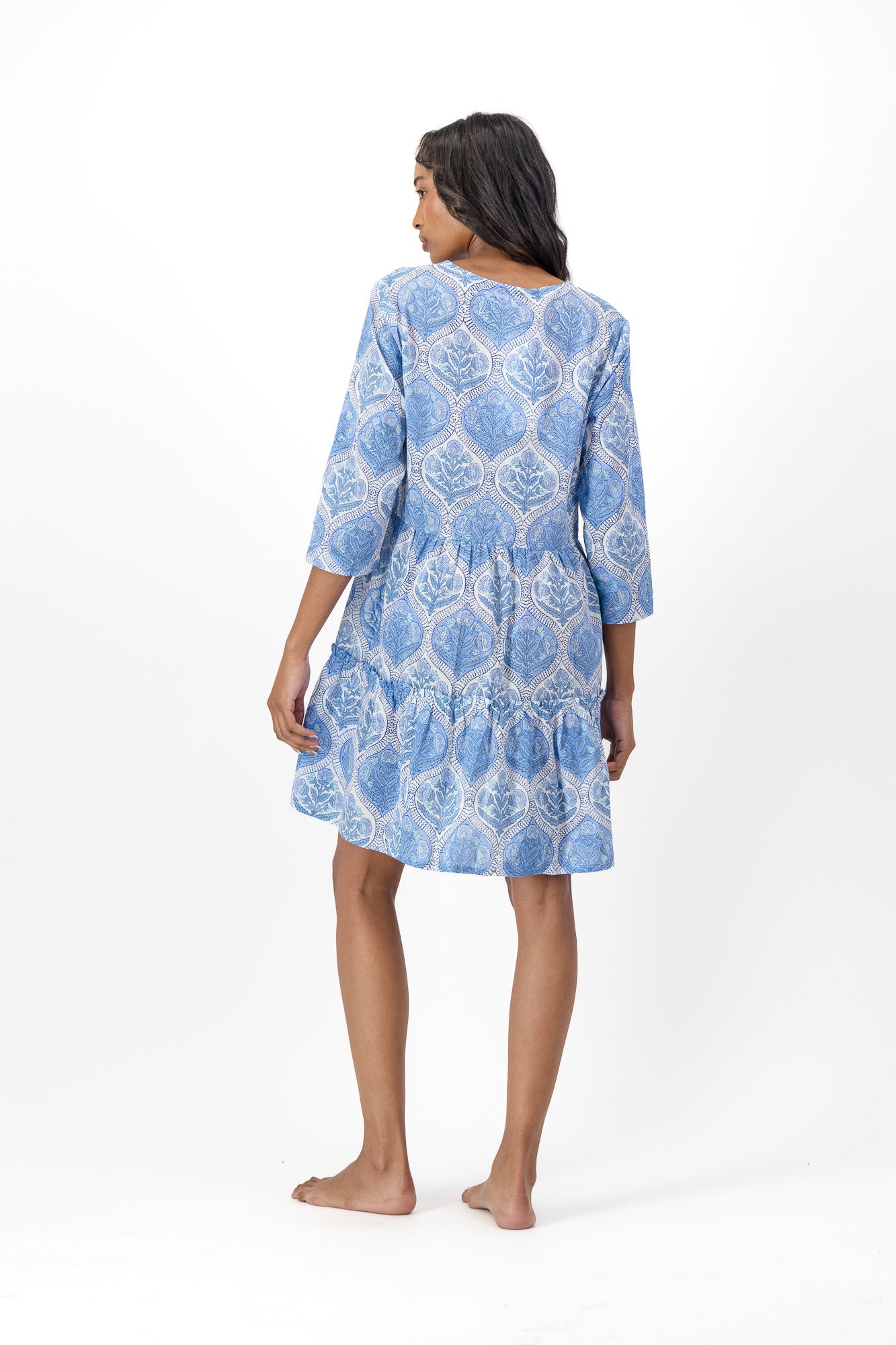 Dana Dress - Deep Tiles