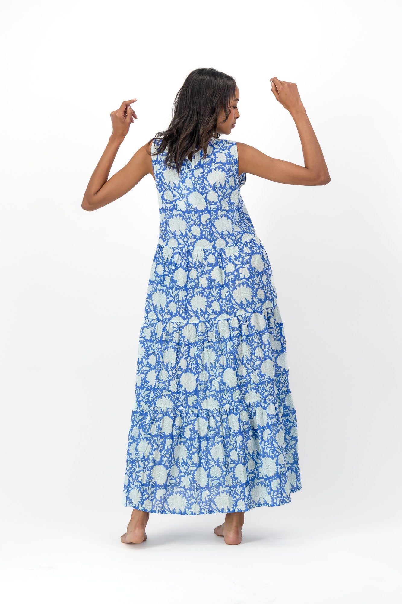 Faith Dress - Blue Block